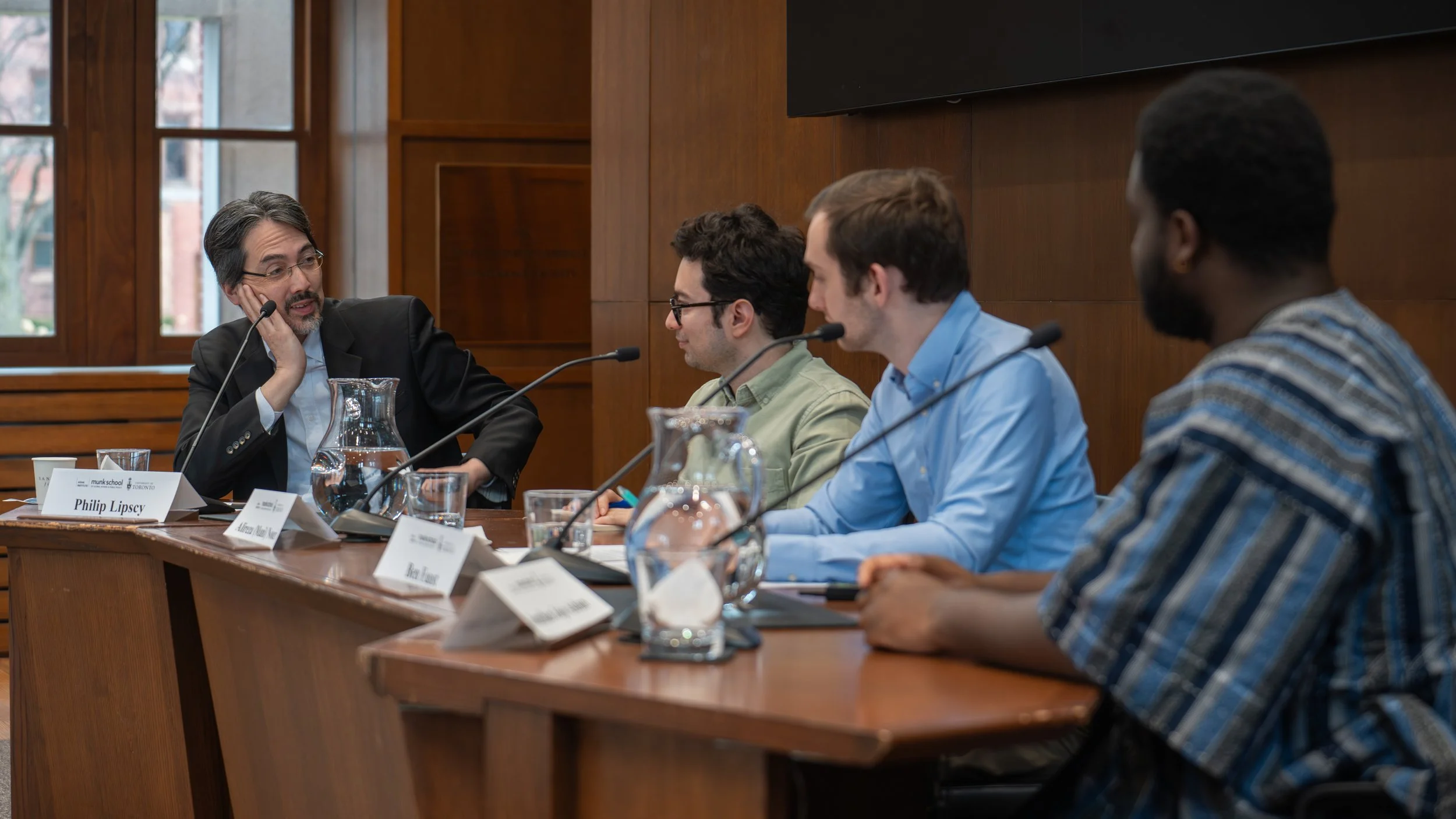 Chair and Discussant Professor Philip Lipscy offers comments to the panel