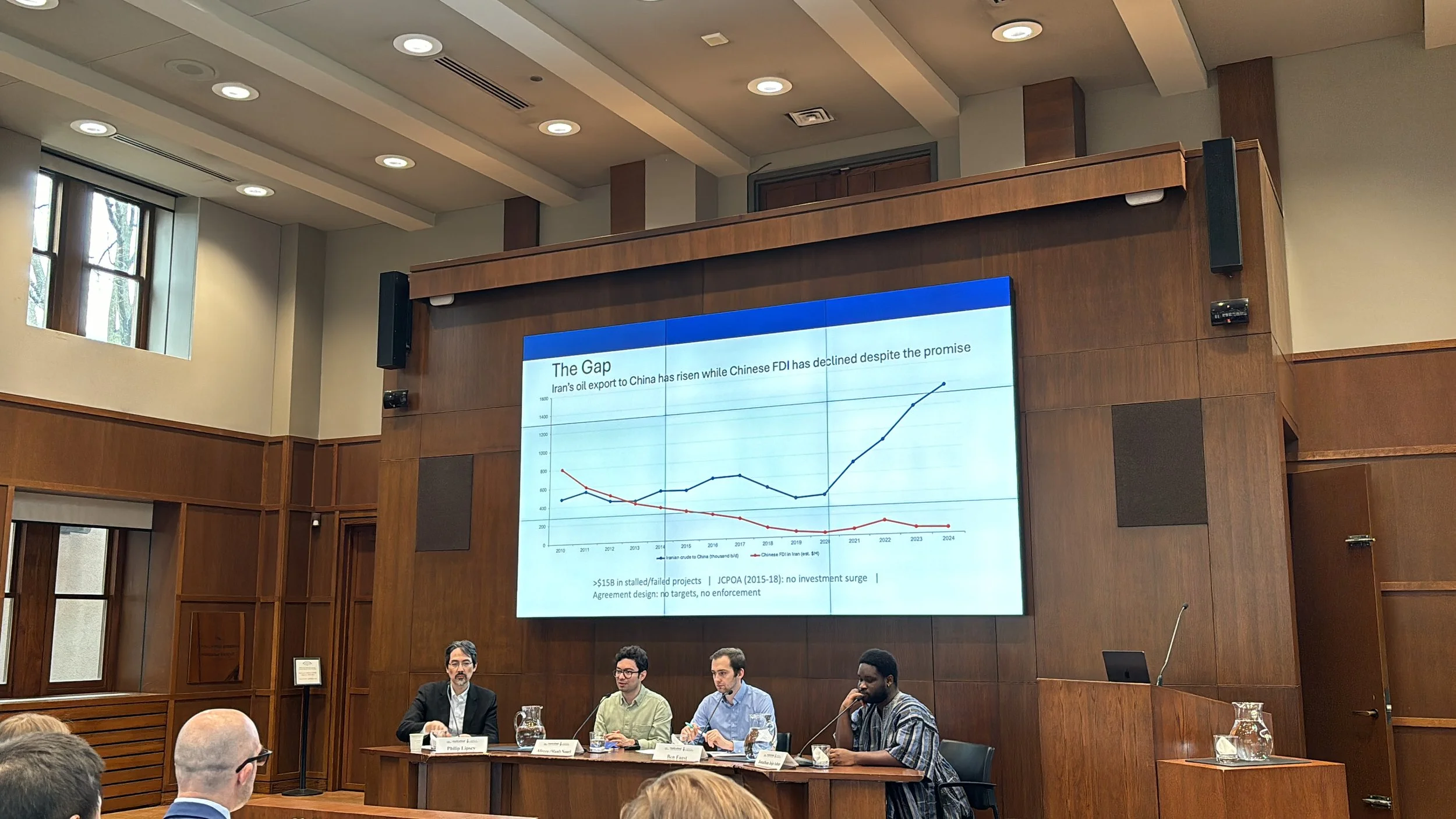 Graduate Fellows on Panel 2 present their research
