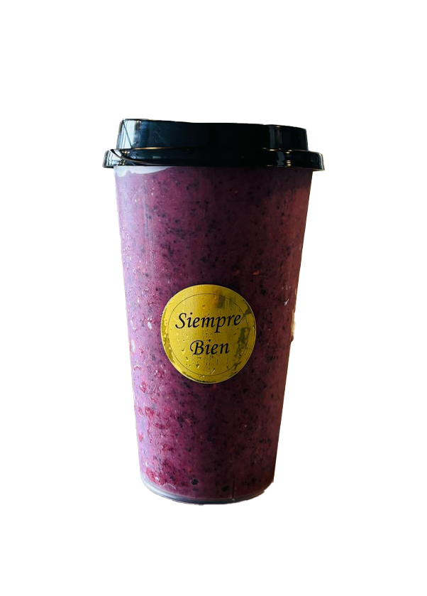 #4 FRUTOS ROJOS - 
Fresa, Mora Azul, Frambuesa, Miel, Jugo de Naranja, Yogurt