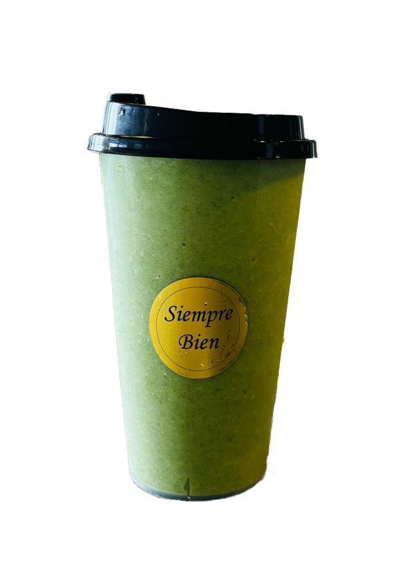 #10 - POPEYE VERDE - 
Piña, Espinacas, Jugo de Piña, Miel, Yogurt