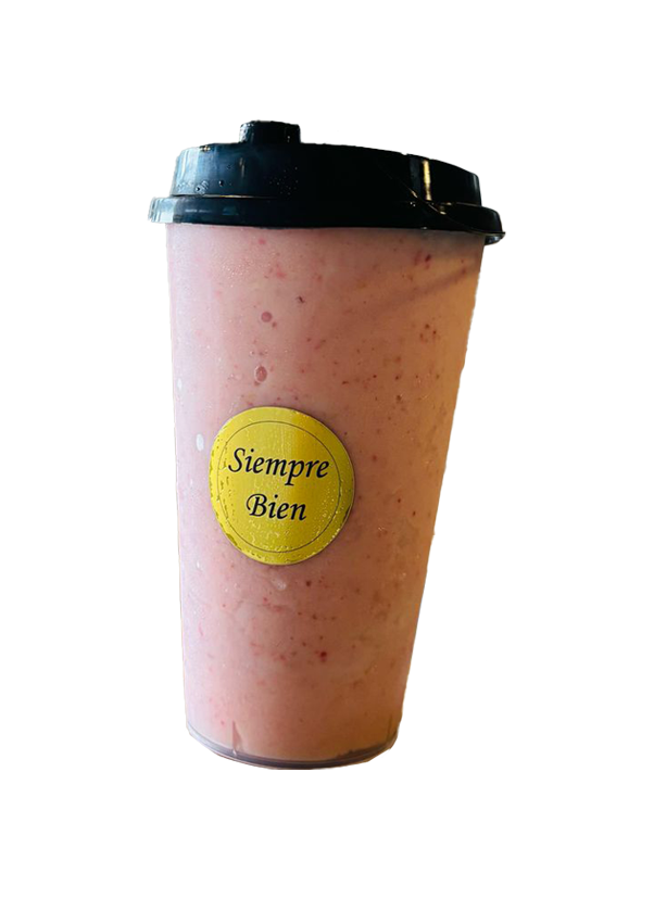 #11 EL PARAÍSO - 
Mango, Fresa, Piña, Jugo de Piña, Miel, Yogurt