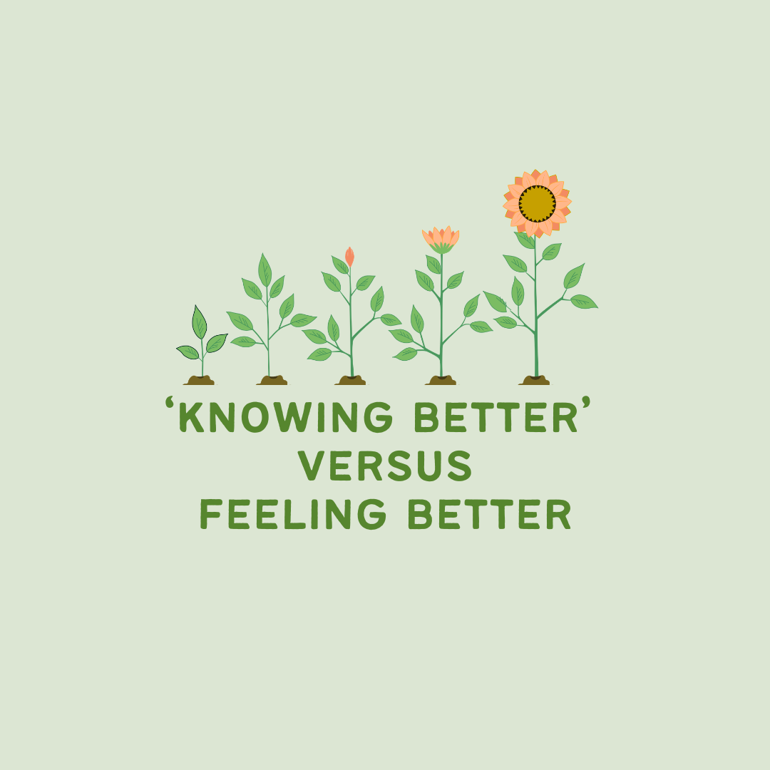 Why ‘Knowing Better’ Doesn’t Mean Feeling Better