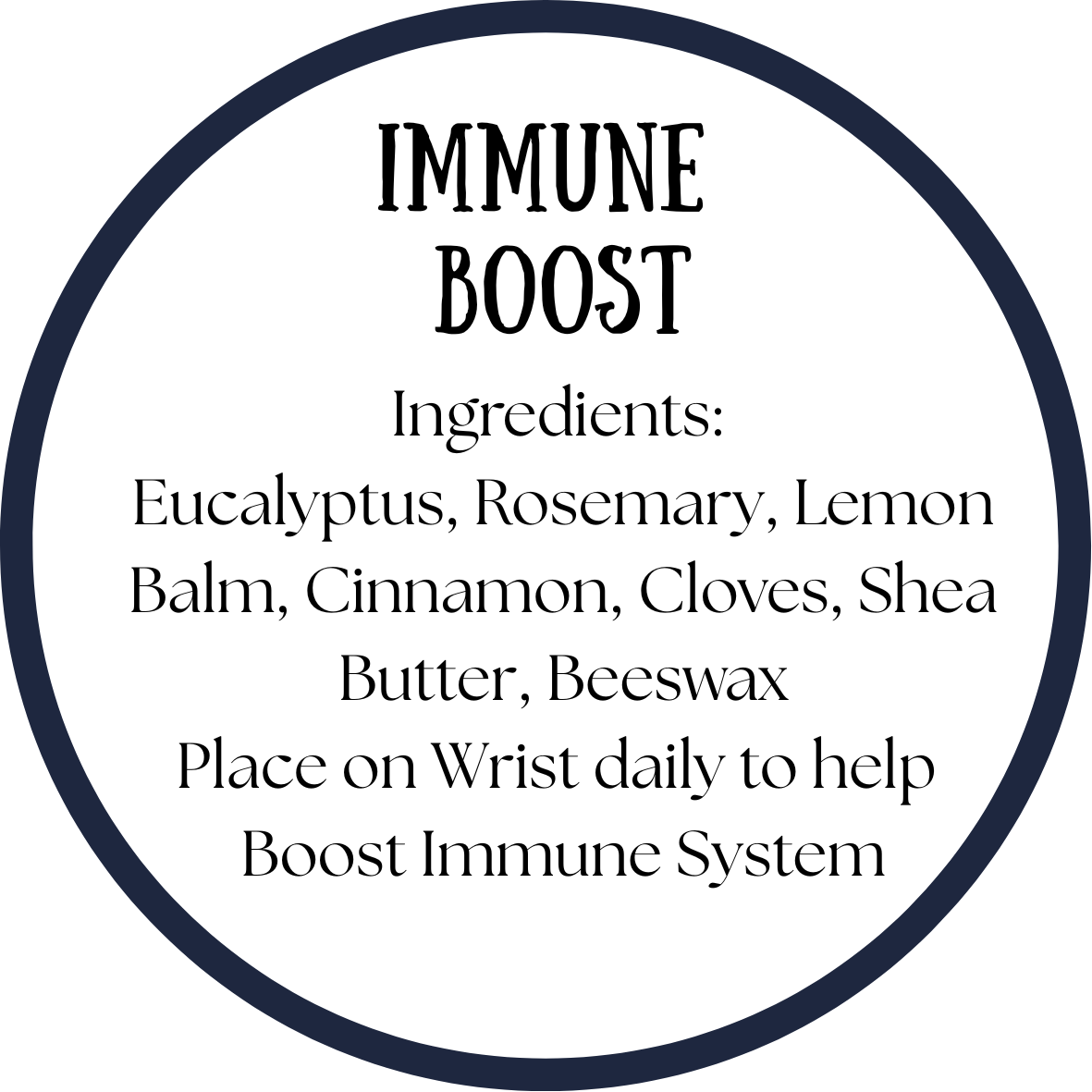 Immune Boost Salve 2 ounce