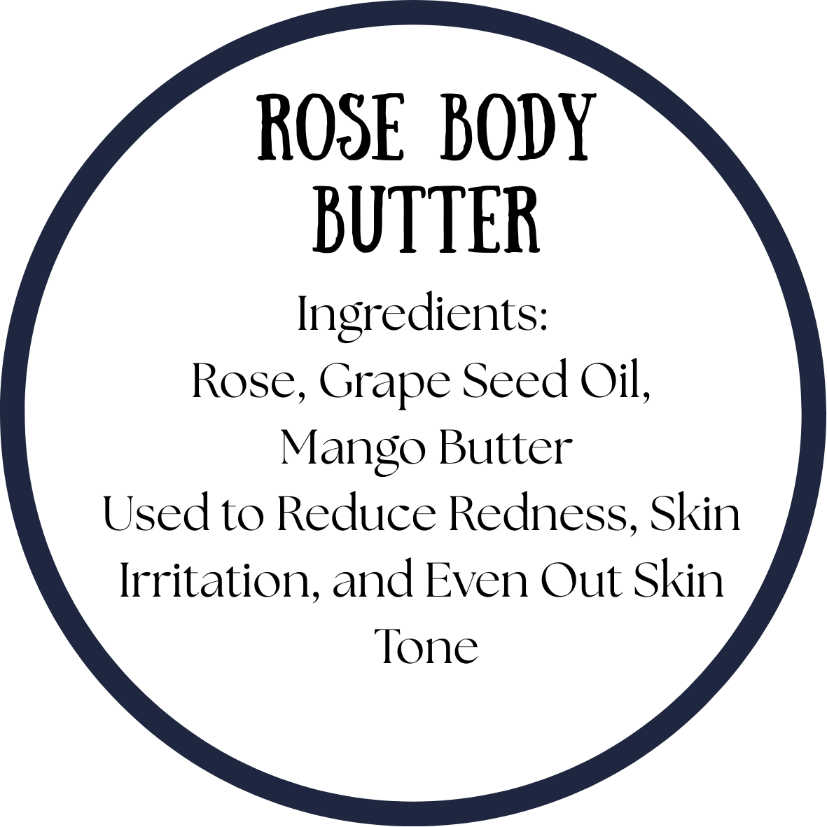 Rose Body Butter 2oz