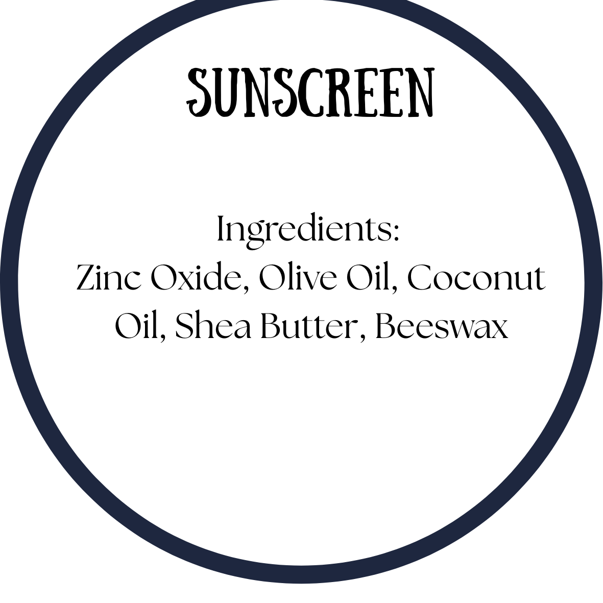 Sunscreen 2 ounce