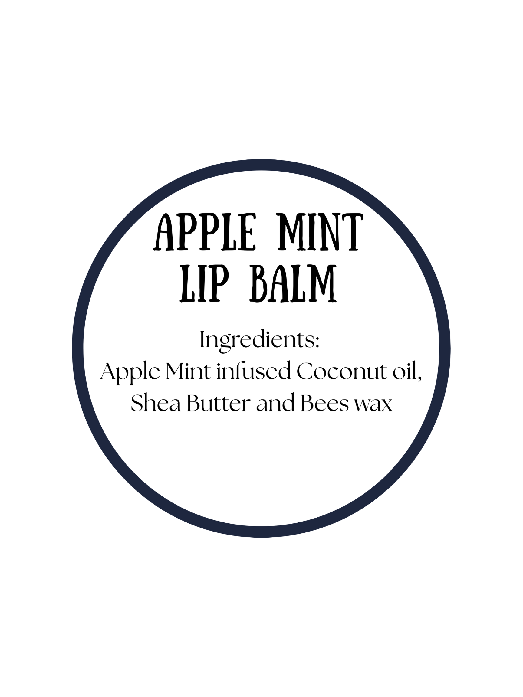 1/2 ounce Apple Mint Lip Balm
