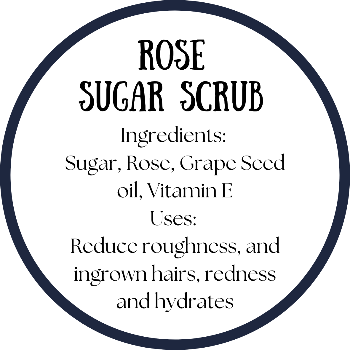 Rose Sugar Scrub