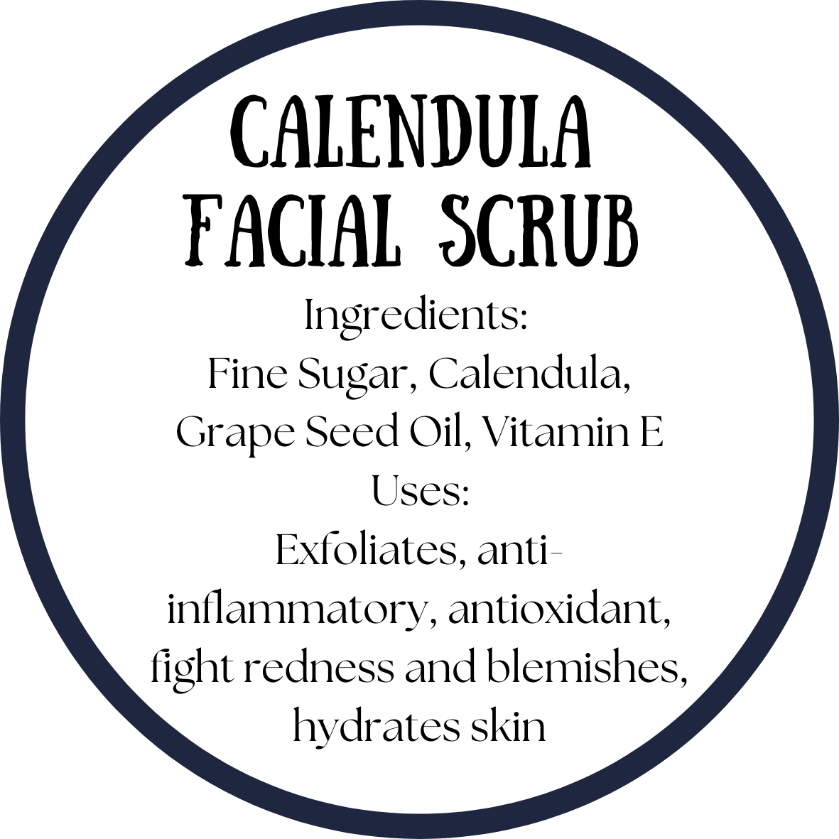 Calendula Facial Scrub