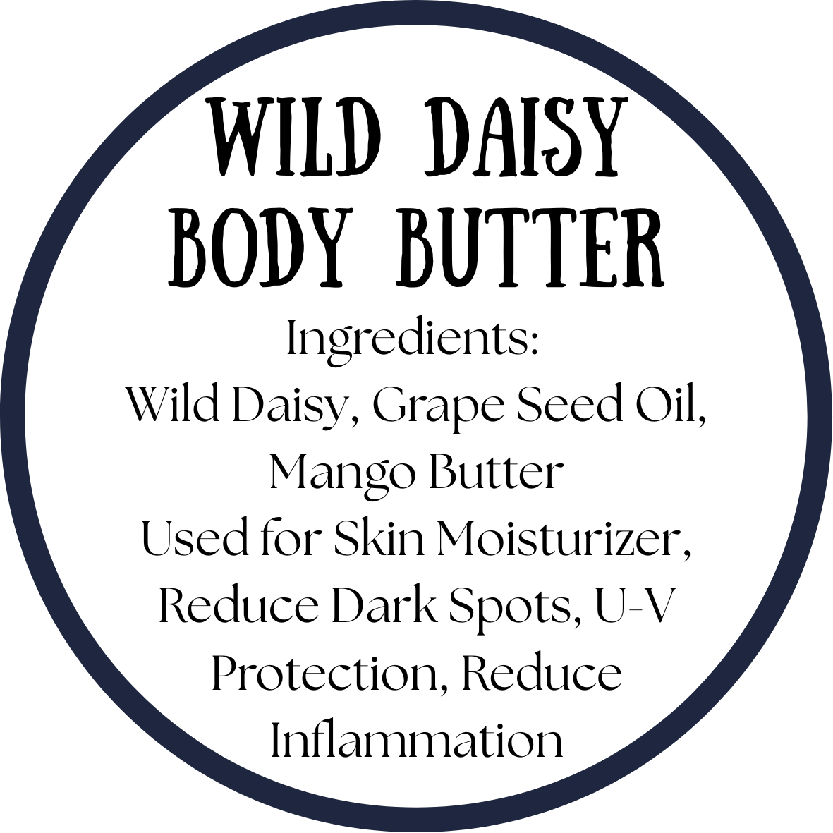 Wild Daisy Body Butter 2oz