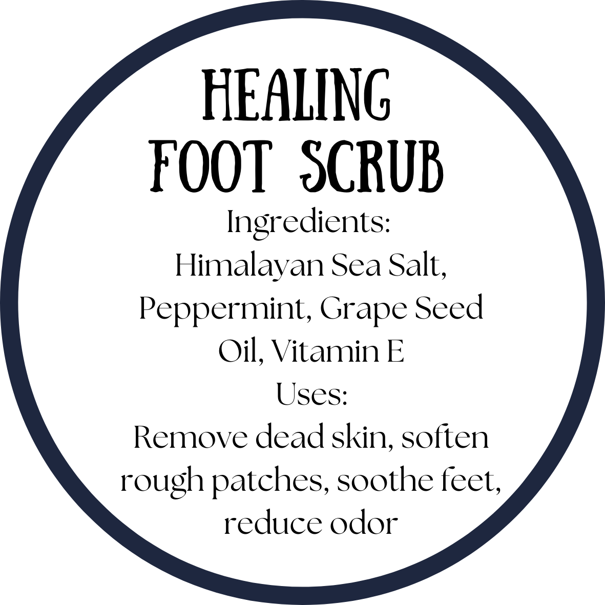 Healing Foot Scrub