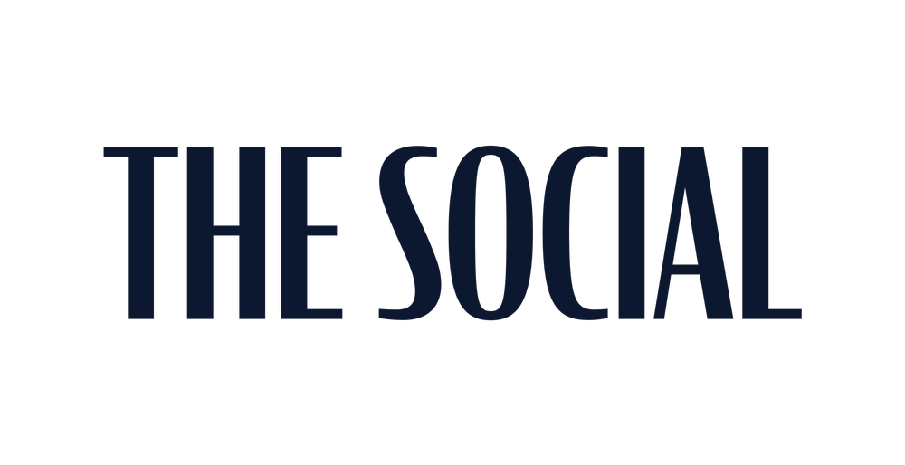 Text reading 'THE SOCIAL' against a black background.