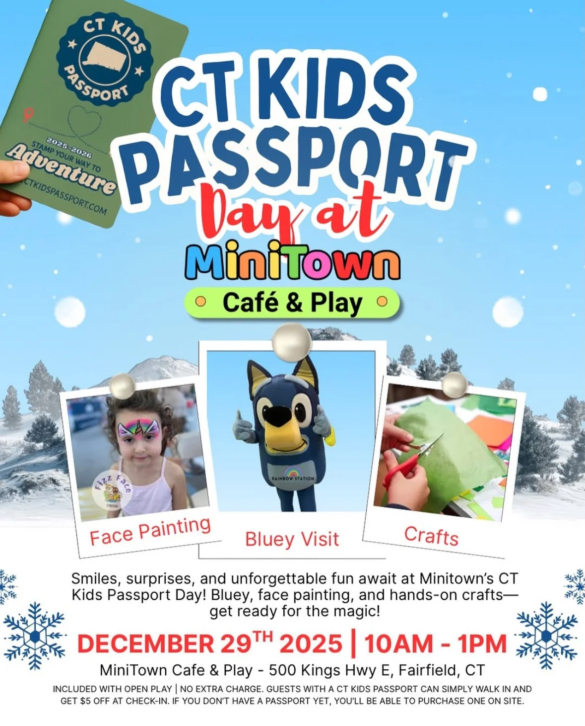 CT Kids Passport Day at Mini Town Cafe & Play