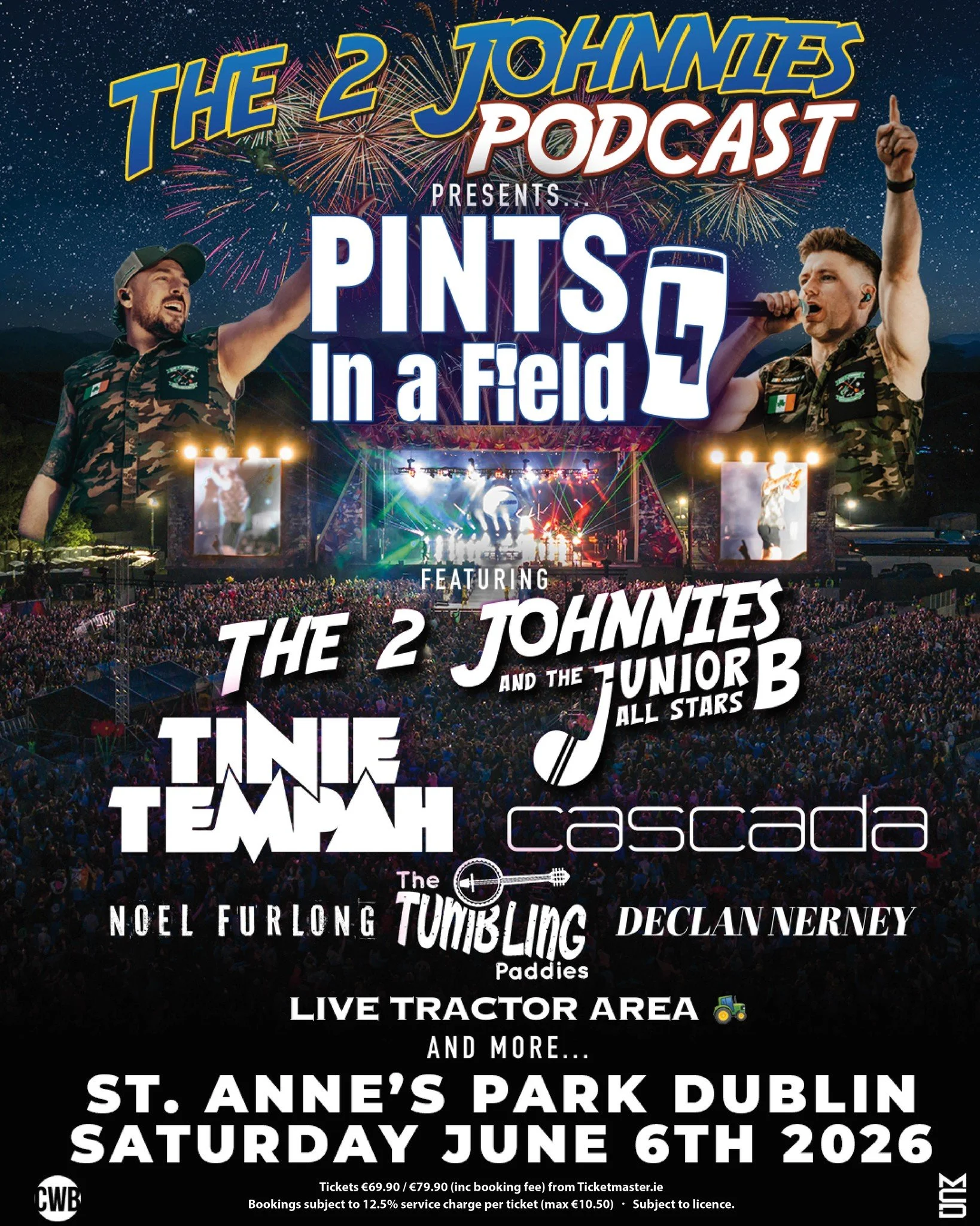ACT ANNOUNCEMENT ** Joining us at Pints In A Field 4 is the one and only Tinie Tempah!
7 UK no.1 hits, Millions of streams, get ready to dance and lave it off. 
The man has some bangers &ldquo;Girls Like&rdquo; &ldquo;Pass Out&rdquo; &ldquo;Written I
