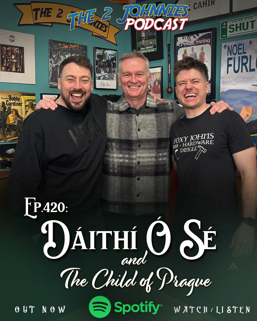 He&rsquo;s one of the greatest culchies this country has ever produced... The legendary D&aacute;ith&iacute; &Oacute; S&eacute; joins us on episode 420, out now on Spotify.