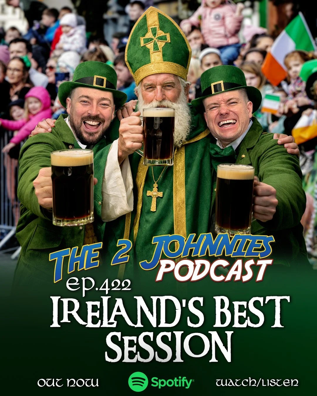 Nothing beats a good session! But what&rsquo;s the best one? For the week that&rsquo;s in it, we&rsquo;re counting down the best time to go on the beer on episode 422 out now on Spotify!

#ireland #irsh #irishpodcast #stpatricksday #stpattysday #padd