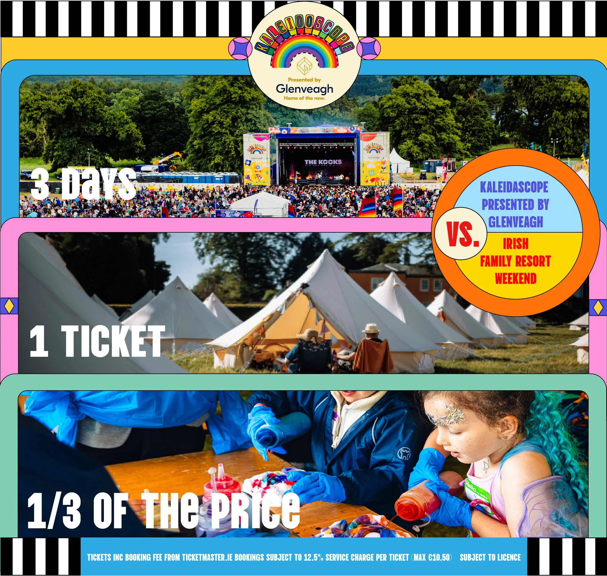 Kaleidoscope Festival vs an Irish Family Resort Holiday