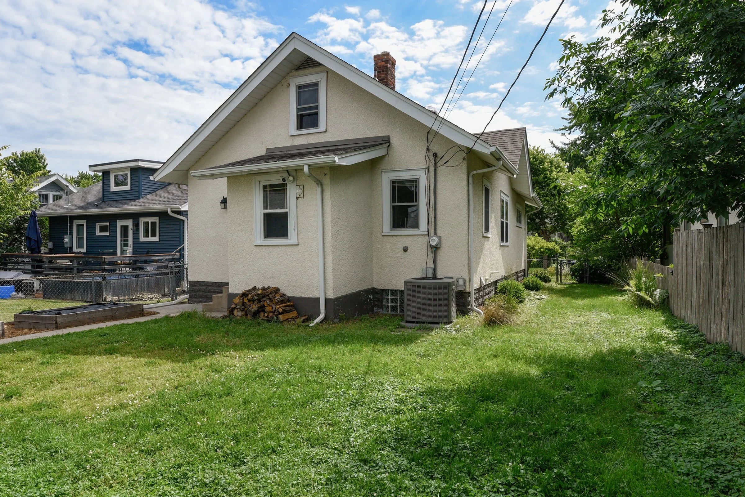 This yard had been landscaped at one point but had not been cared for in quite awhile. The sellers wanted a quick and easy transformation so that the outside matched the well-cared for inside. By relocating many plants throughout the yard, we were ab