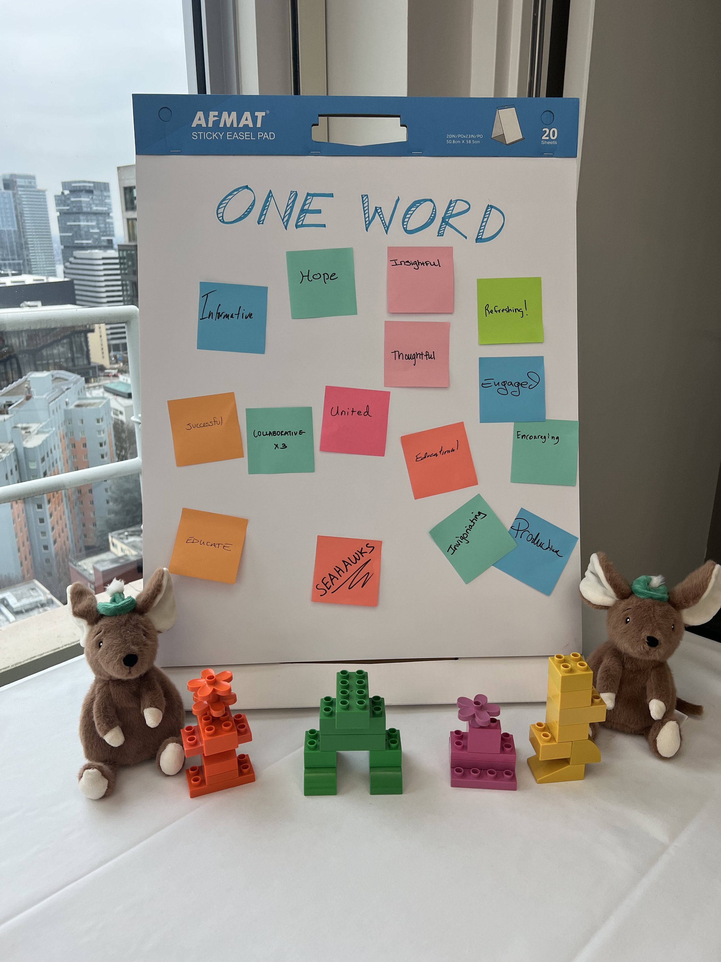 What’s ‘One Word’ to describe your experience today?