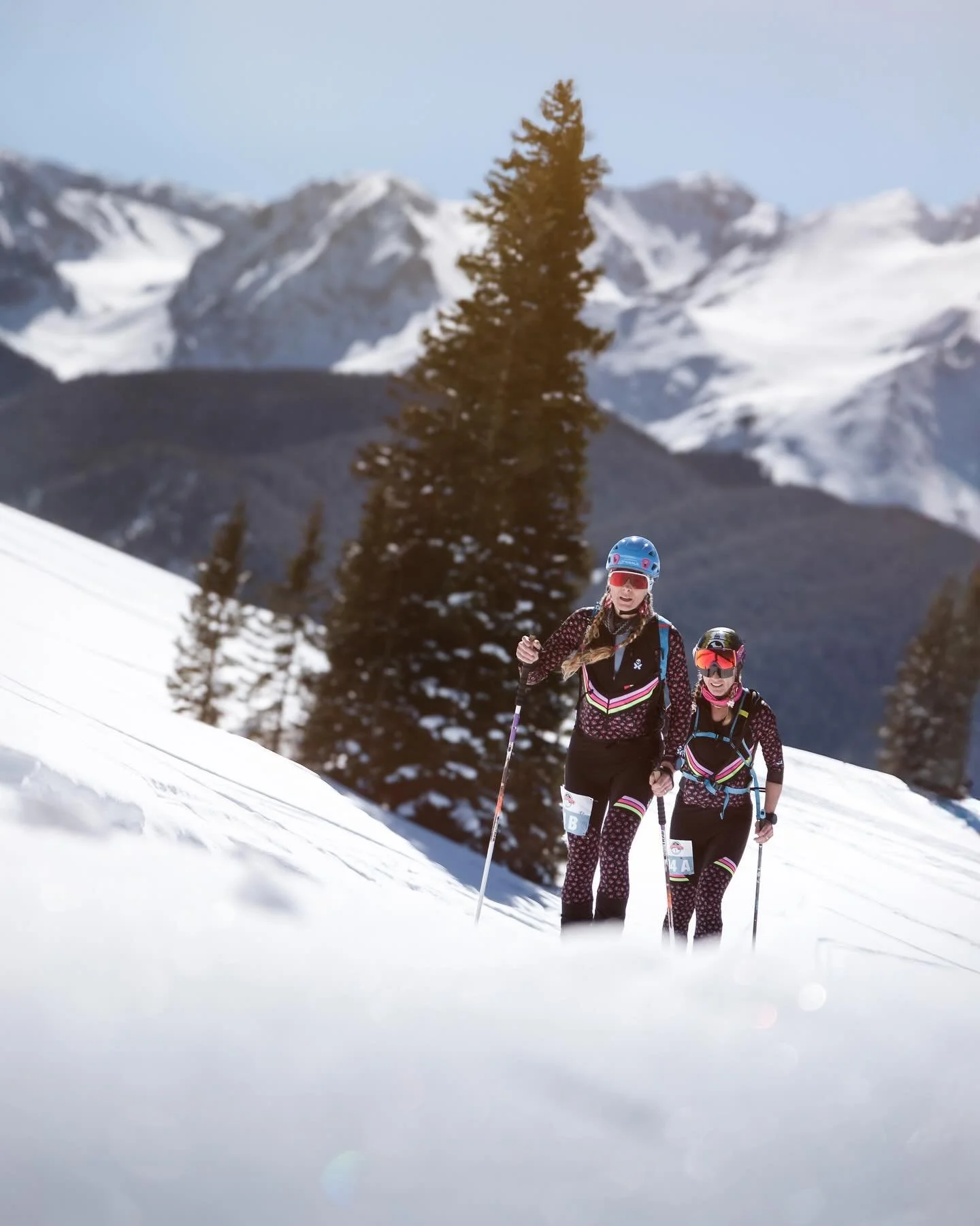 13th time is a charm! Great day racing with rockstar @jarihiatt on Team OG&rsquo;s across all four mountains under Colorado bluebird. Happy to finish in 5th place. It doesn&rsquo;t get any easier, we just get older and have more fun. Second time raci