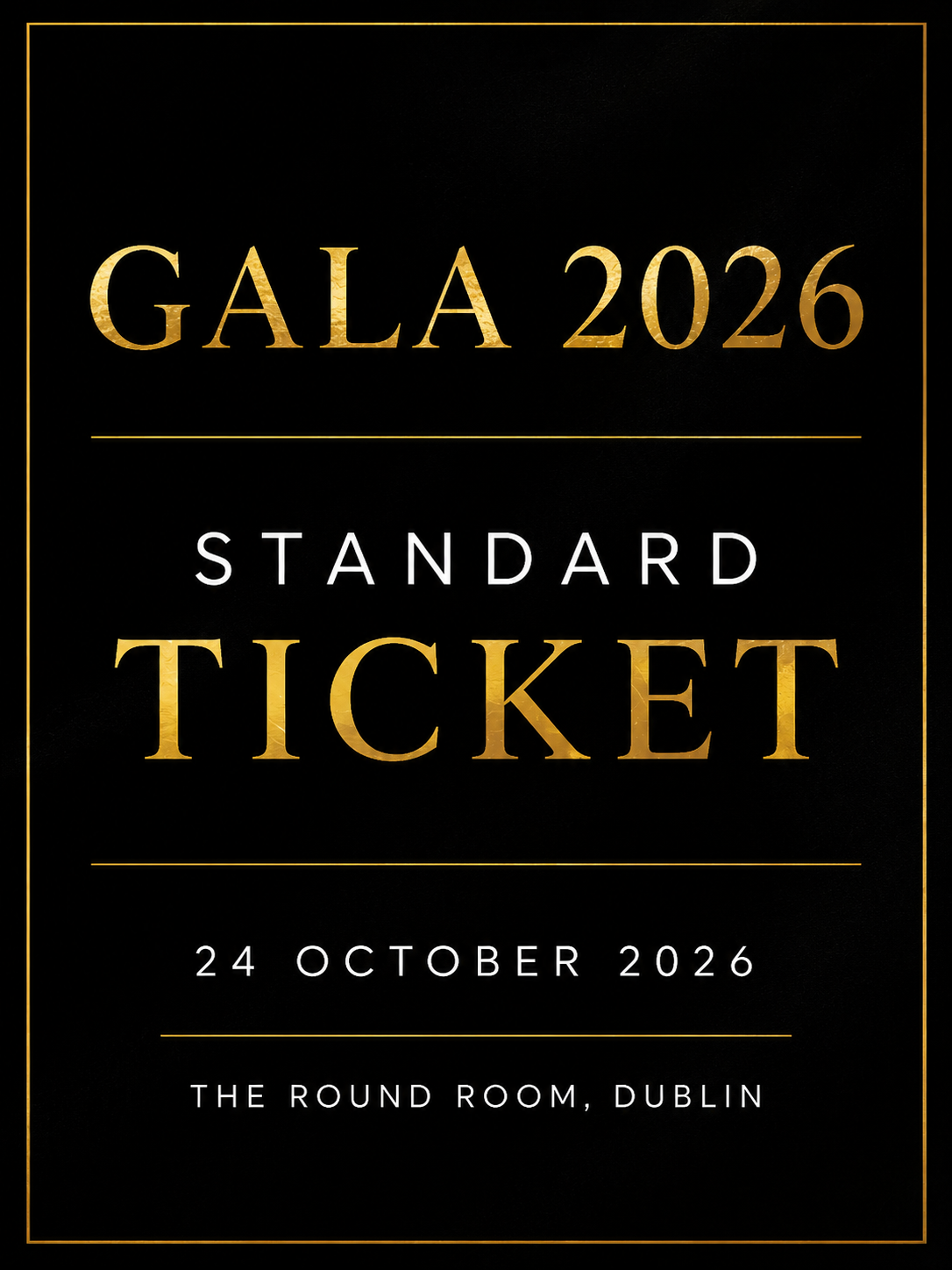 DANCE AWARDS IRELAND GALA 2026 – STANDARD TICKET