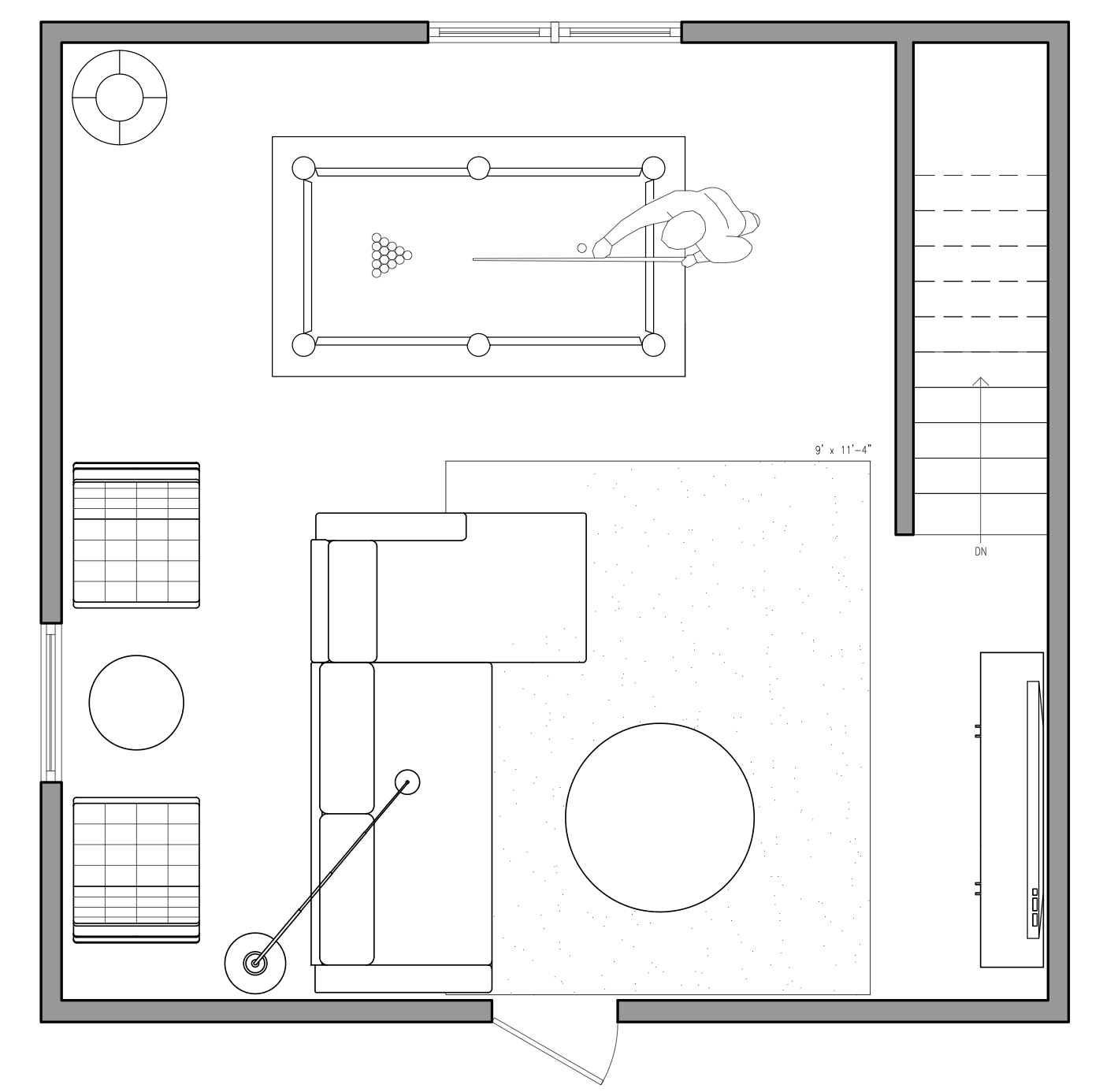 Layout - Entertainment Room