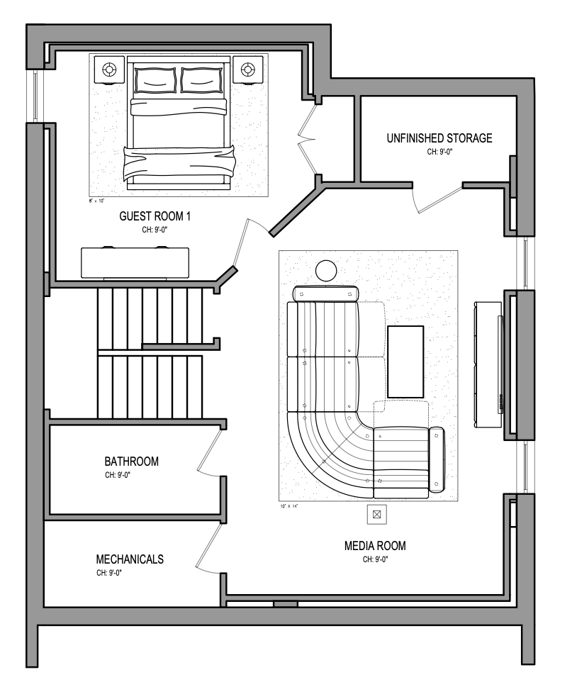 Cellar Level Layout