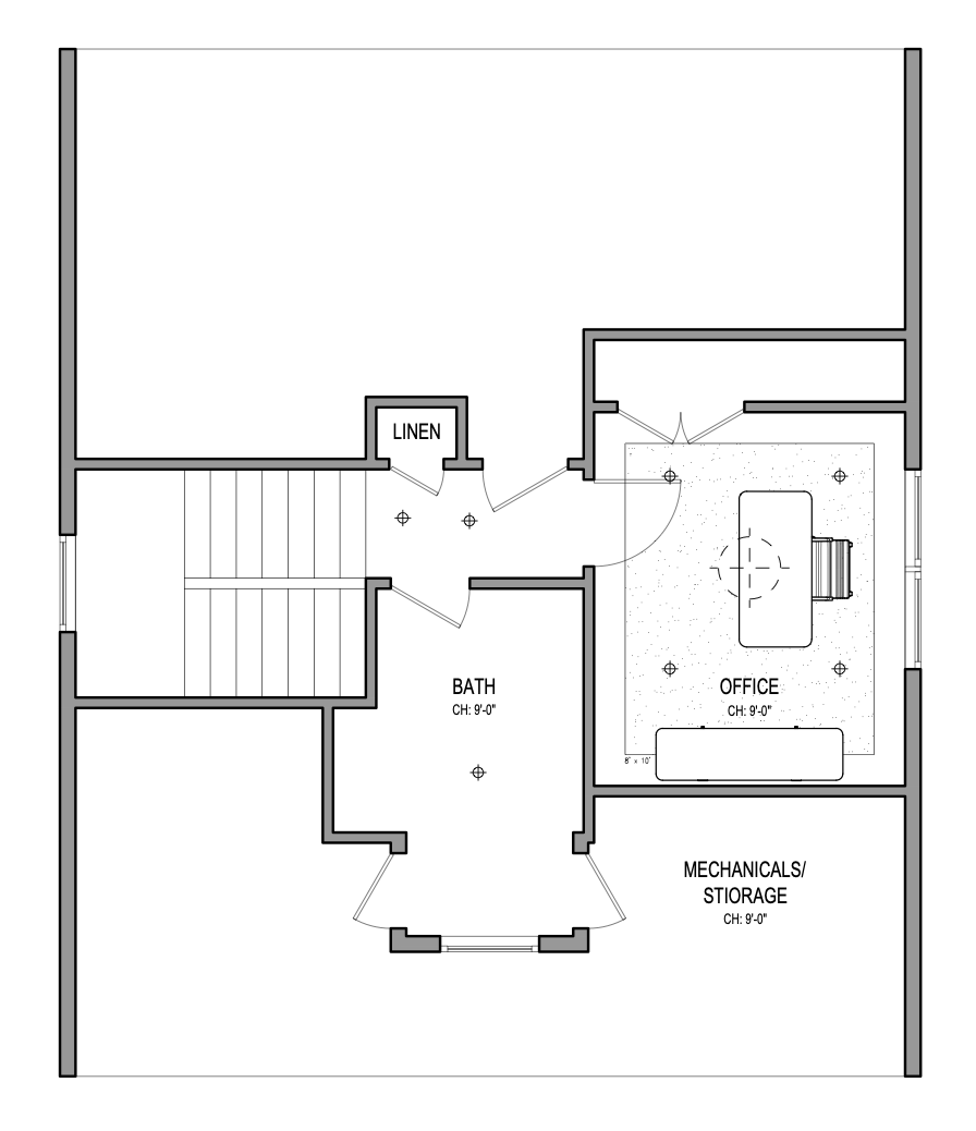 Half Story Floor Layour