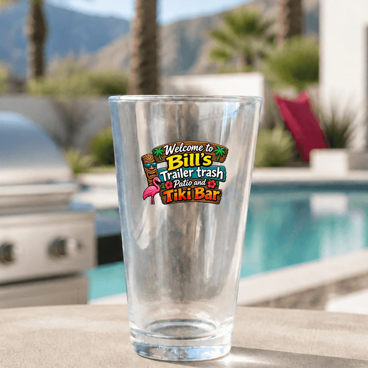 16oz Beer glass $12