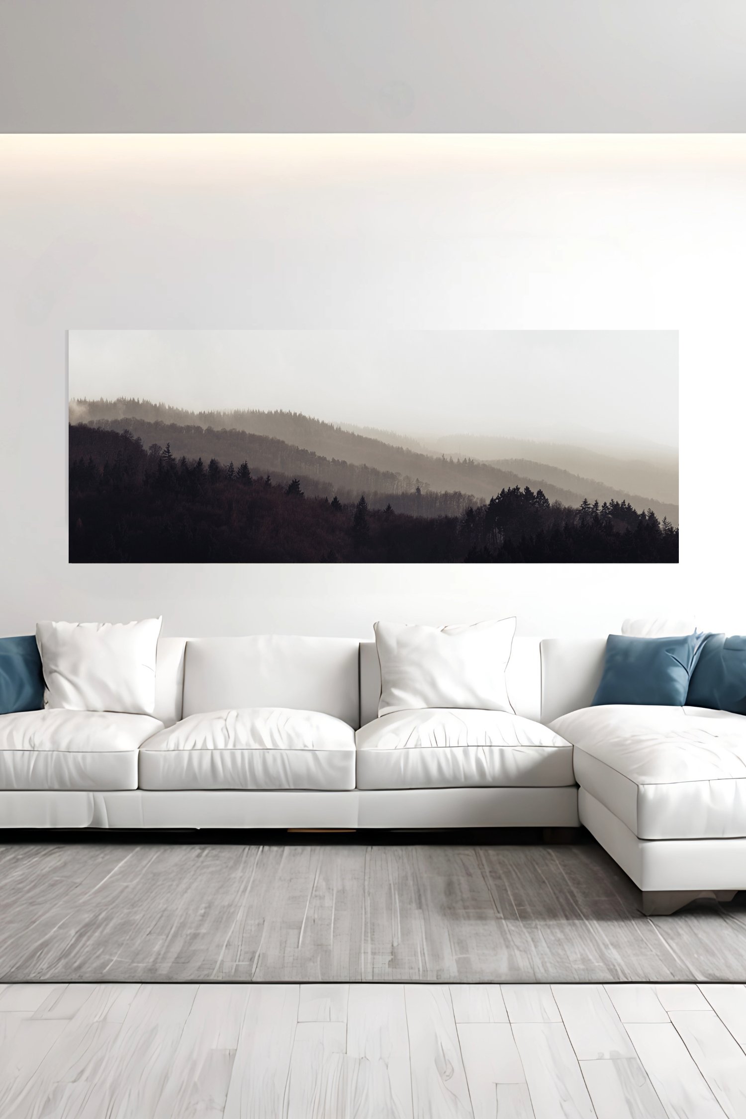 Foggy Forest Landscape