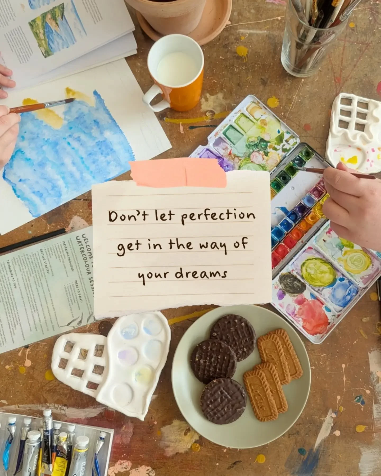 Just a gentle reminder that sometimes we let limiting beliefs and ideas get the best of us ✨

#imperfectart #creativefreedom #londonhiddengems #createforfun #smallbusinesslondon