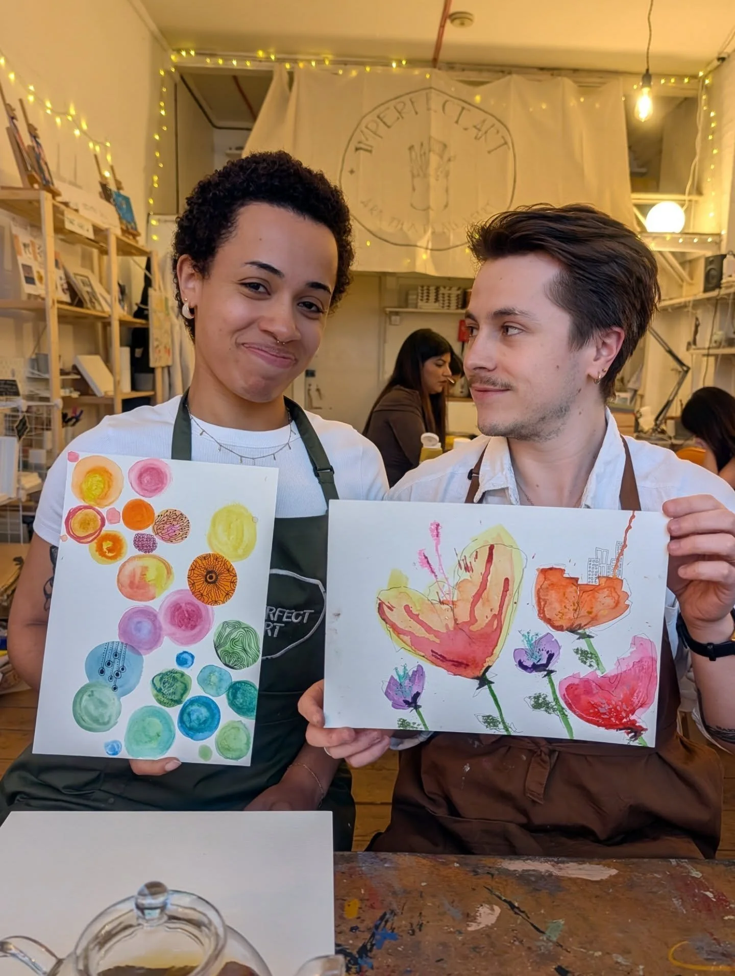 Here's a little sneak peek of what everyone made at Imperfect Art last week. Isn't everything just gorgeous?? 😍

Can't wait to see what you create this week during our art cafe opening times and during our Ex Libris Lino Printing Workshop this Sunda