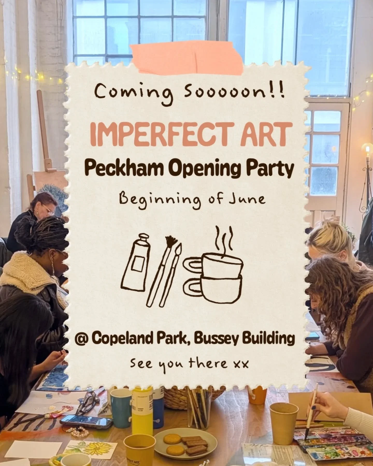 That&rsquo;s right!! We&rsquo;re coming to Peckham in June!! 🥳

Exact date is TBD because there&rsquo;s a lot going on behind the scenes as you can imagine. But for now here&rsquo;s the plan: 

-	A whole afternoon just to get creative and have fun

