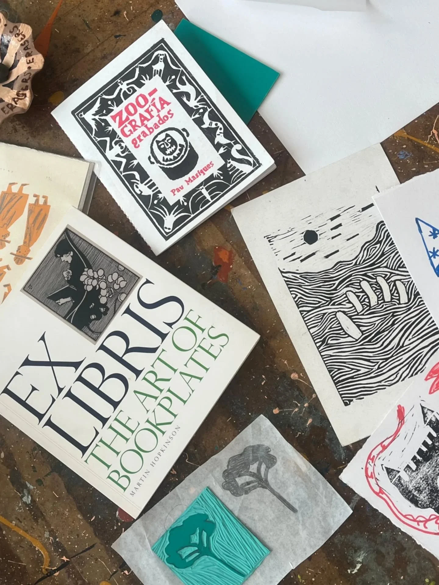 Omg our last Lino Printing Workshop on Sunday was just so cute and cosyyy 🥹 honestly can't wait to host another one of these 🧡

#imperfectart #artcafe #linoprinting #londonworkshop #exlibris