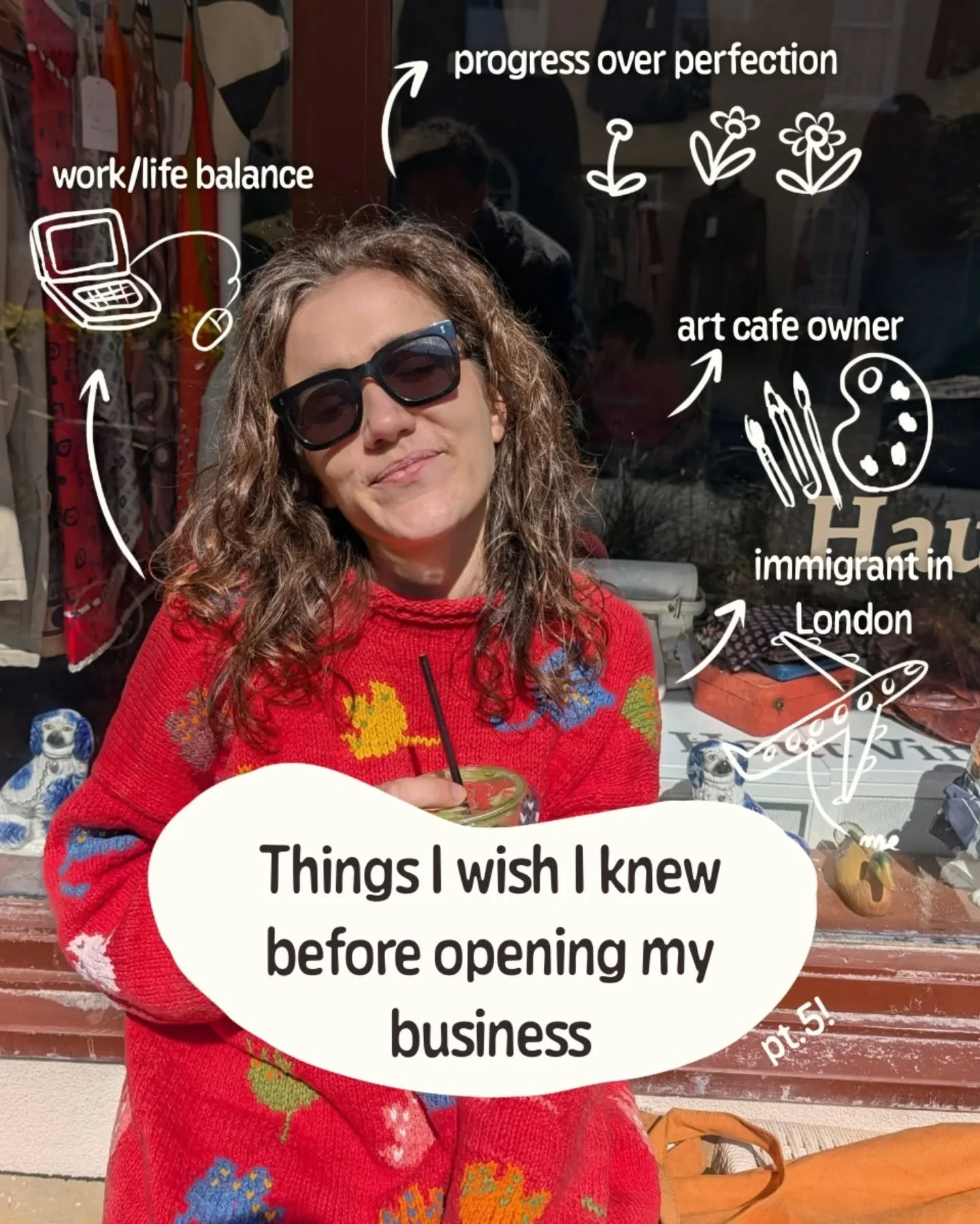 Heyyy if you've ever thought about opening your own business, here are a few things I've learned as a founder this past year!

Are you surprised by any of these? What piece of advice do you have for any aspiring business owner?

#imperfectart #womenb