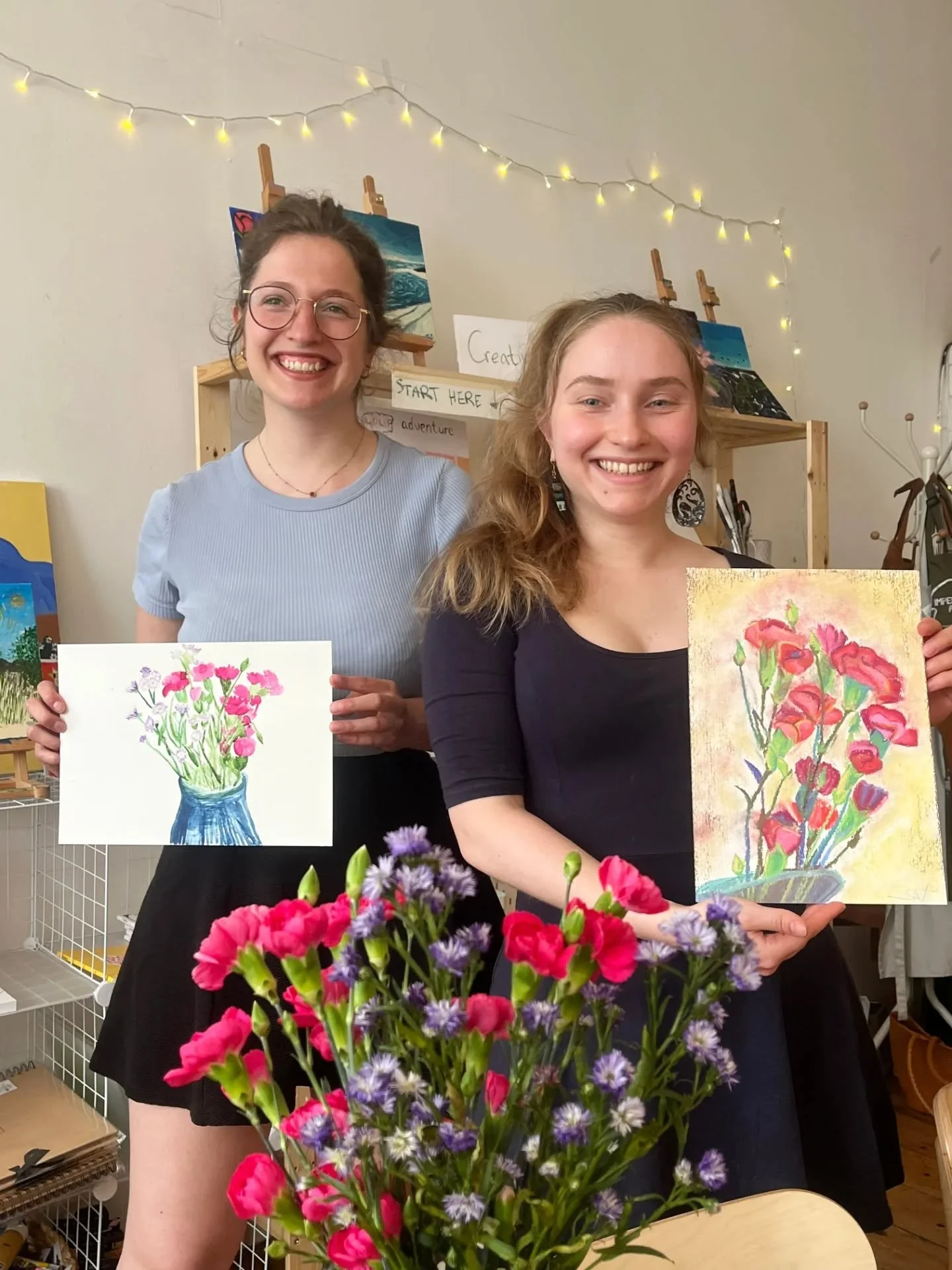 Here's what everyone made this week at Imperfect Art this week! Everything is so cute I can't, I just can't 😭

#imperfectart #artcafe #creativeescape #creativefreedom #londonhiddengems