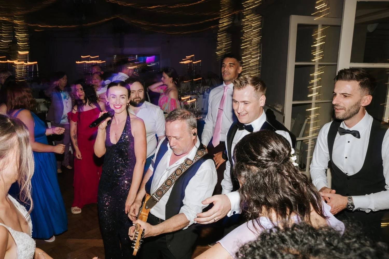 Dancing at Kilshane House wedding