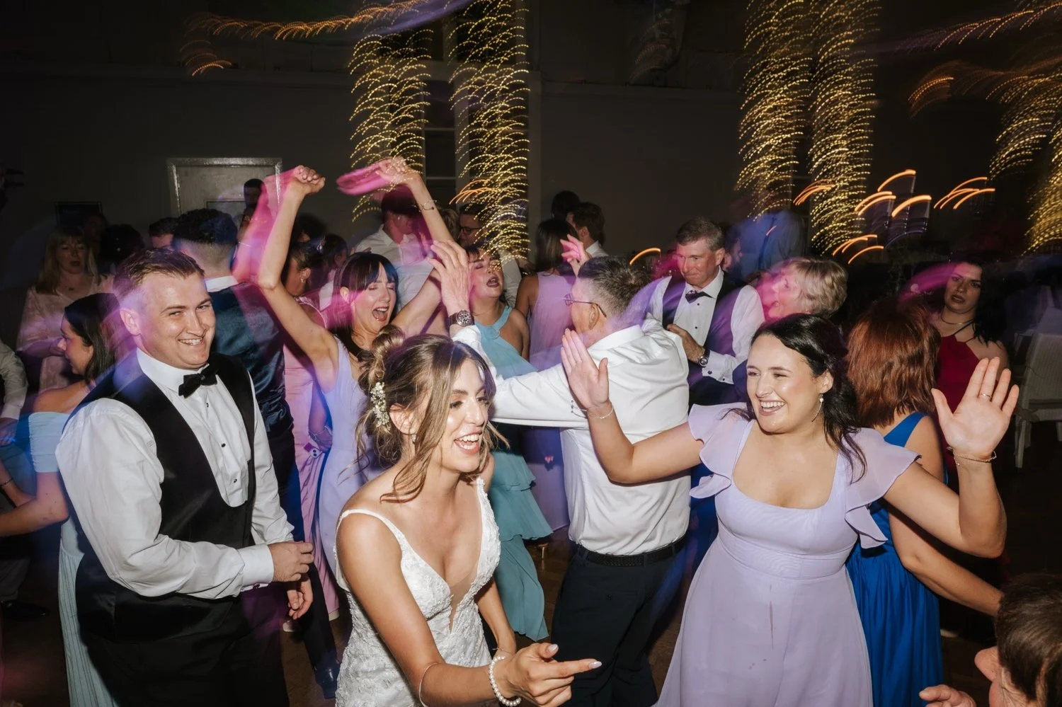 Dancing at Kilshane House wedding