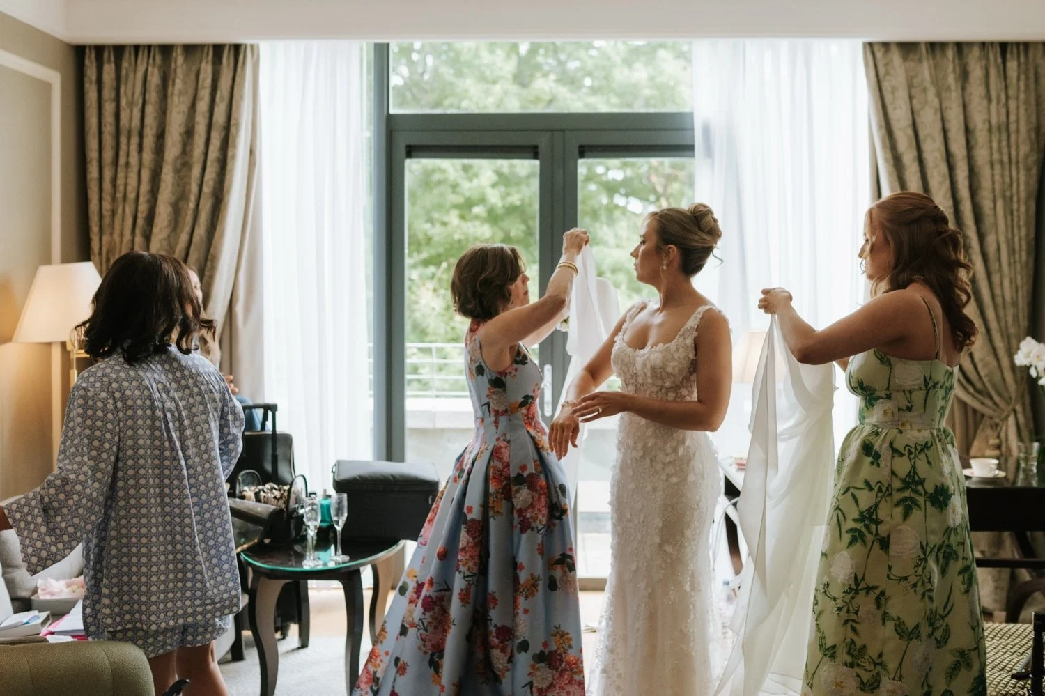 Bride getting ready in Caslemartyr Cork