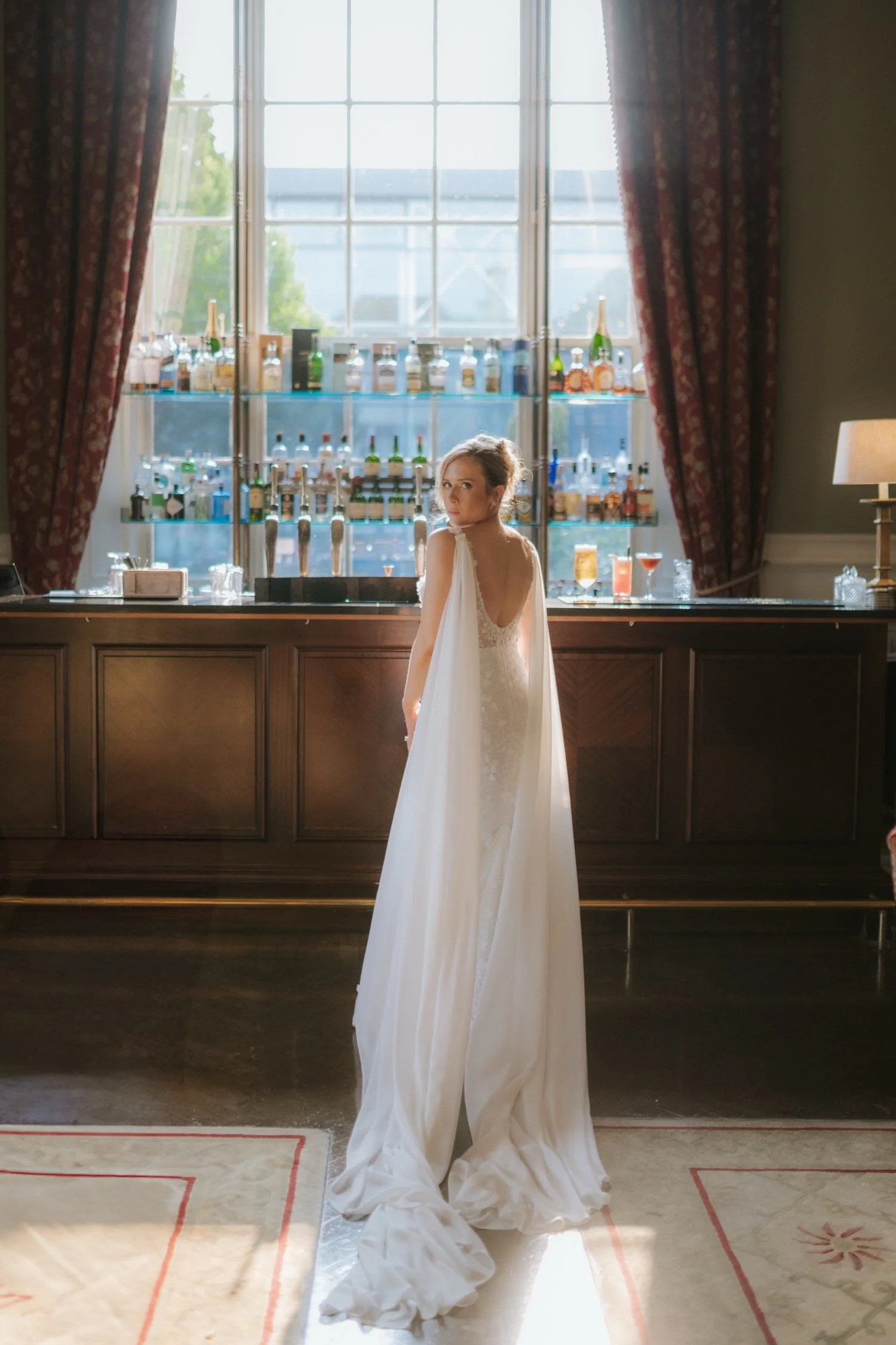 wedding portraits in a bar in castlemartyr