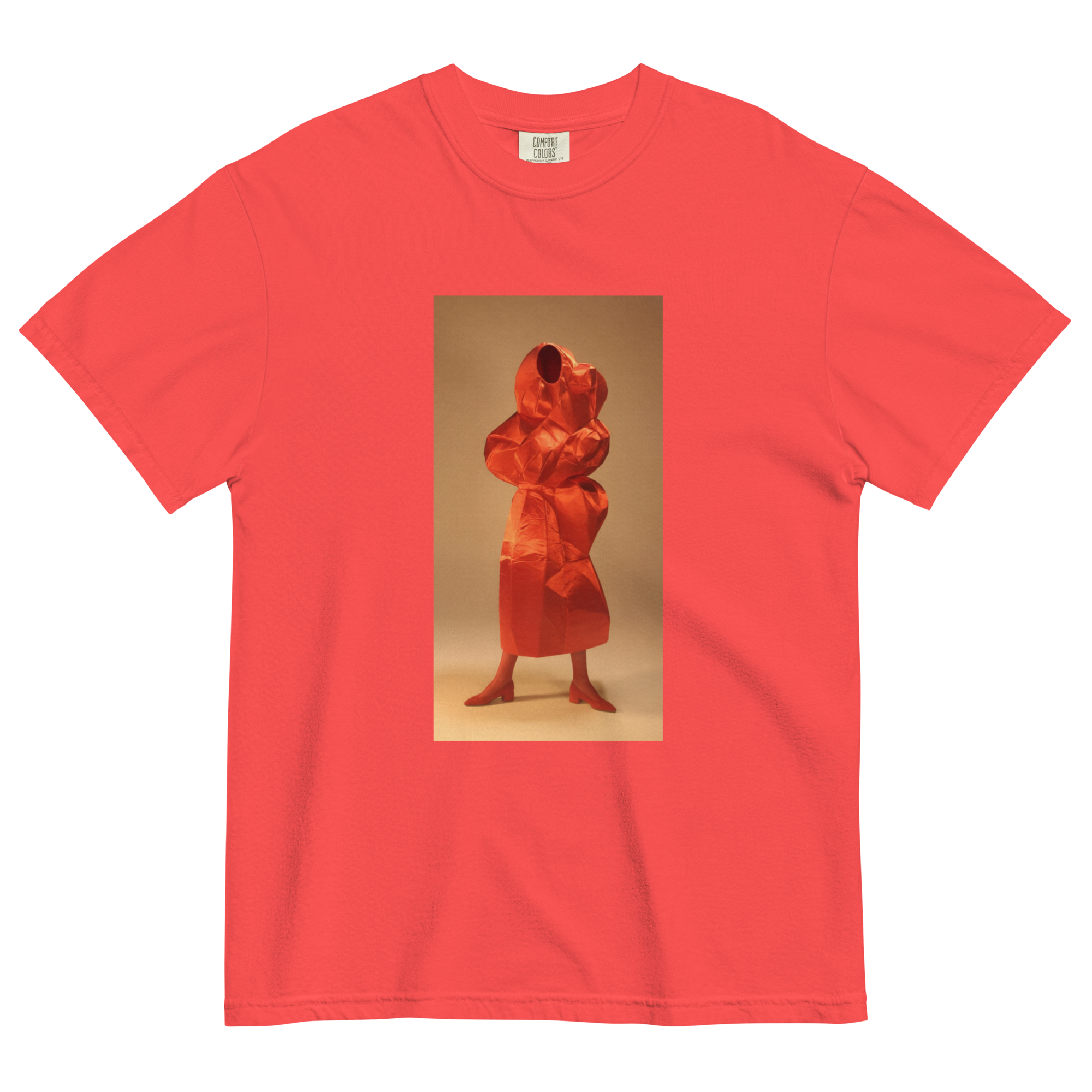 RED BRIDE - Wearable Textile Sculpture T-shirt