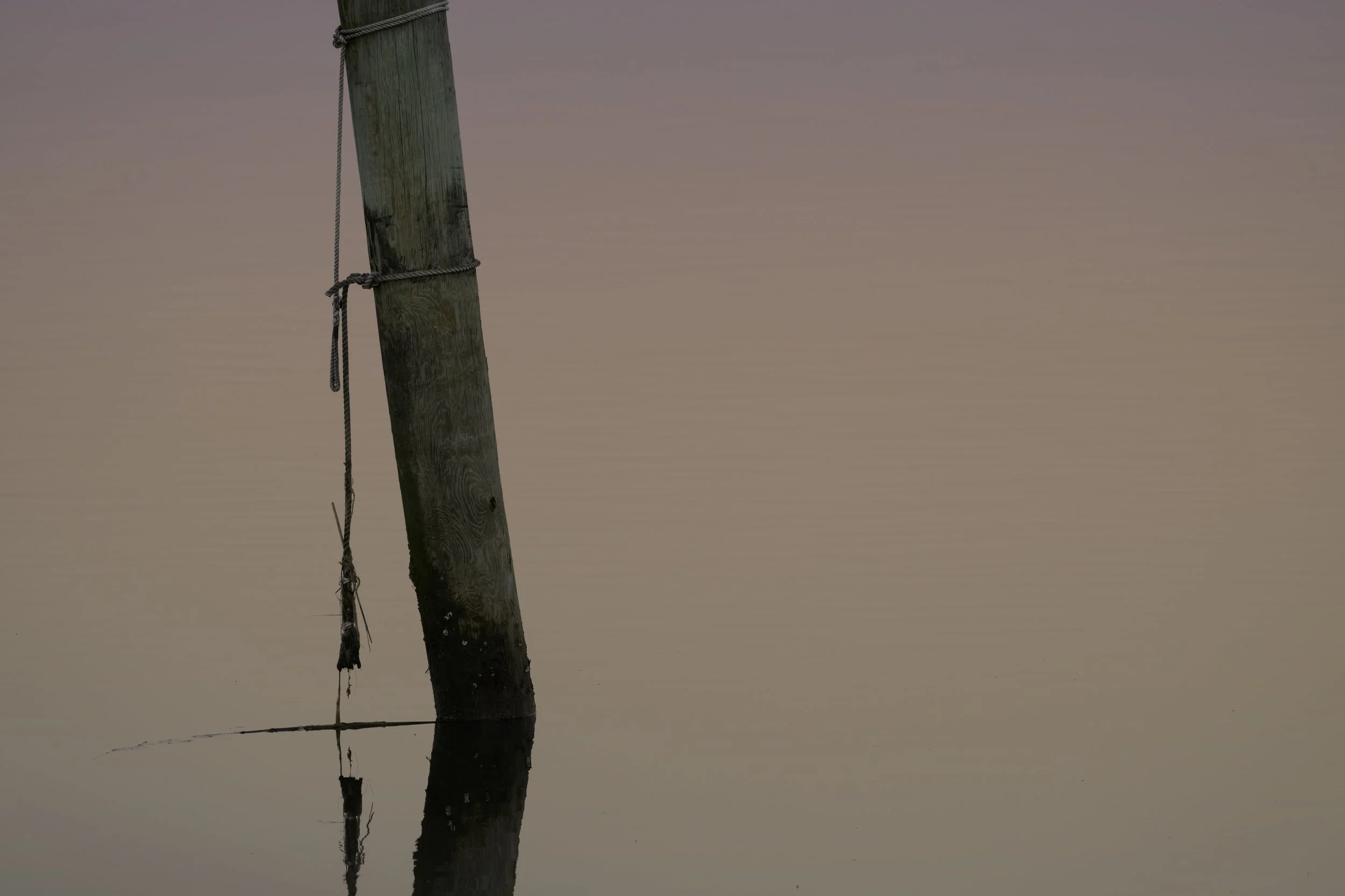 Dock Post at Sunset_DSC0993