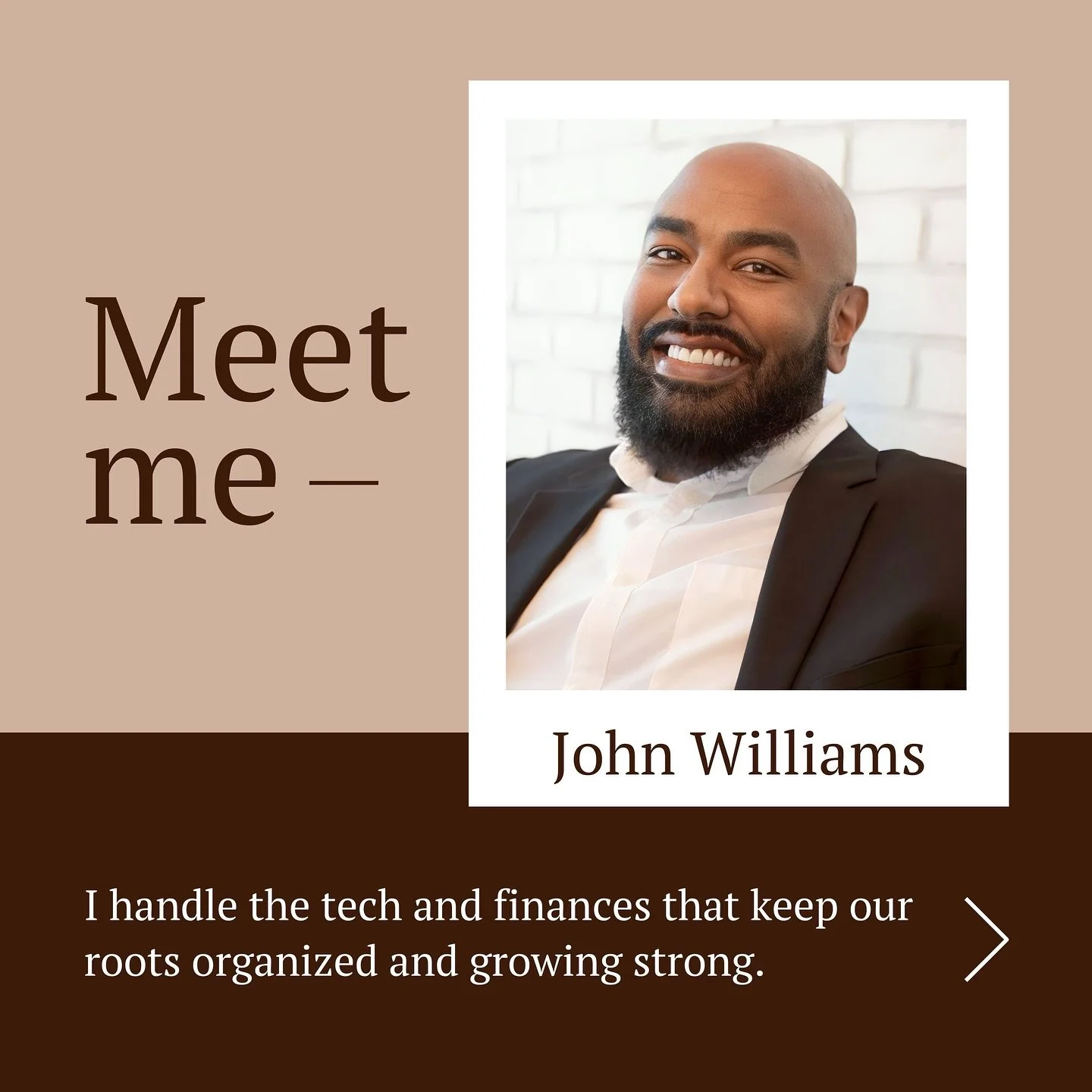 🌱 Meet the Team: John Williams 🌱
Behind every thriving mission is a strong foundation&mdash;and John helps build ours. As Co-Founder and Director of Thrive &amp; Rooted, he oversees our systems, IT, and finances, ensuring everything runs seamlessly