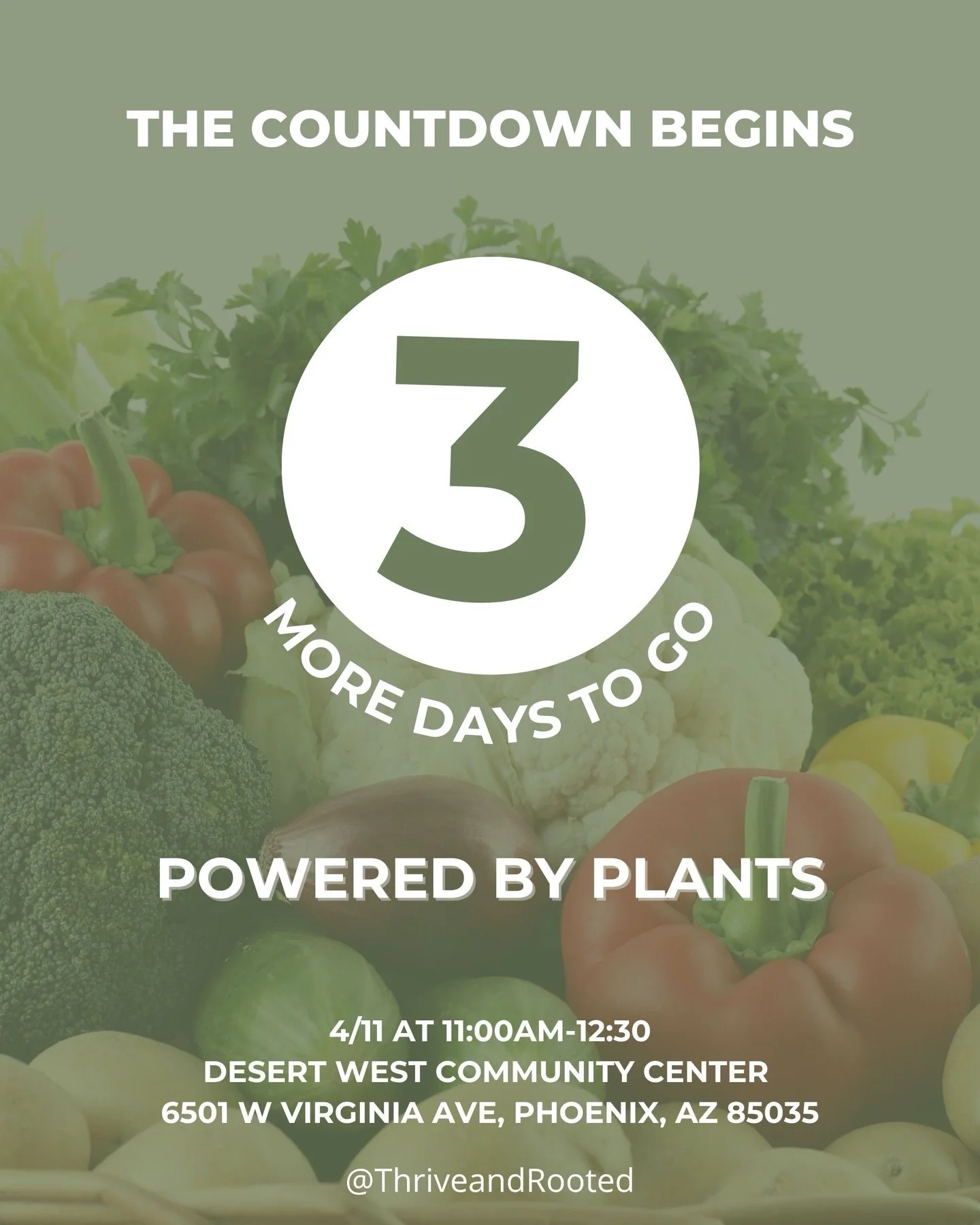 3 days away from our next Powered by Plants 🌱

We&rsquo;ll be coming together to explore how plant-based foods support prevention, gut health, and everyday wellness through shared knowledge, real conversation, and food you can feel good about.

Seat