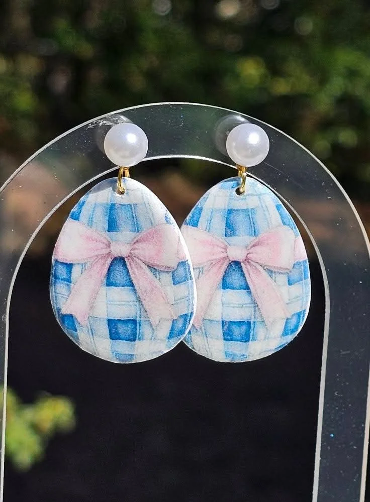 Faberge Egg Earrings