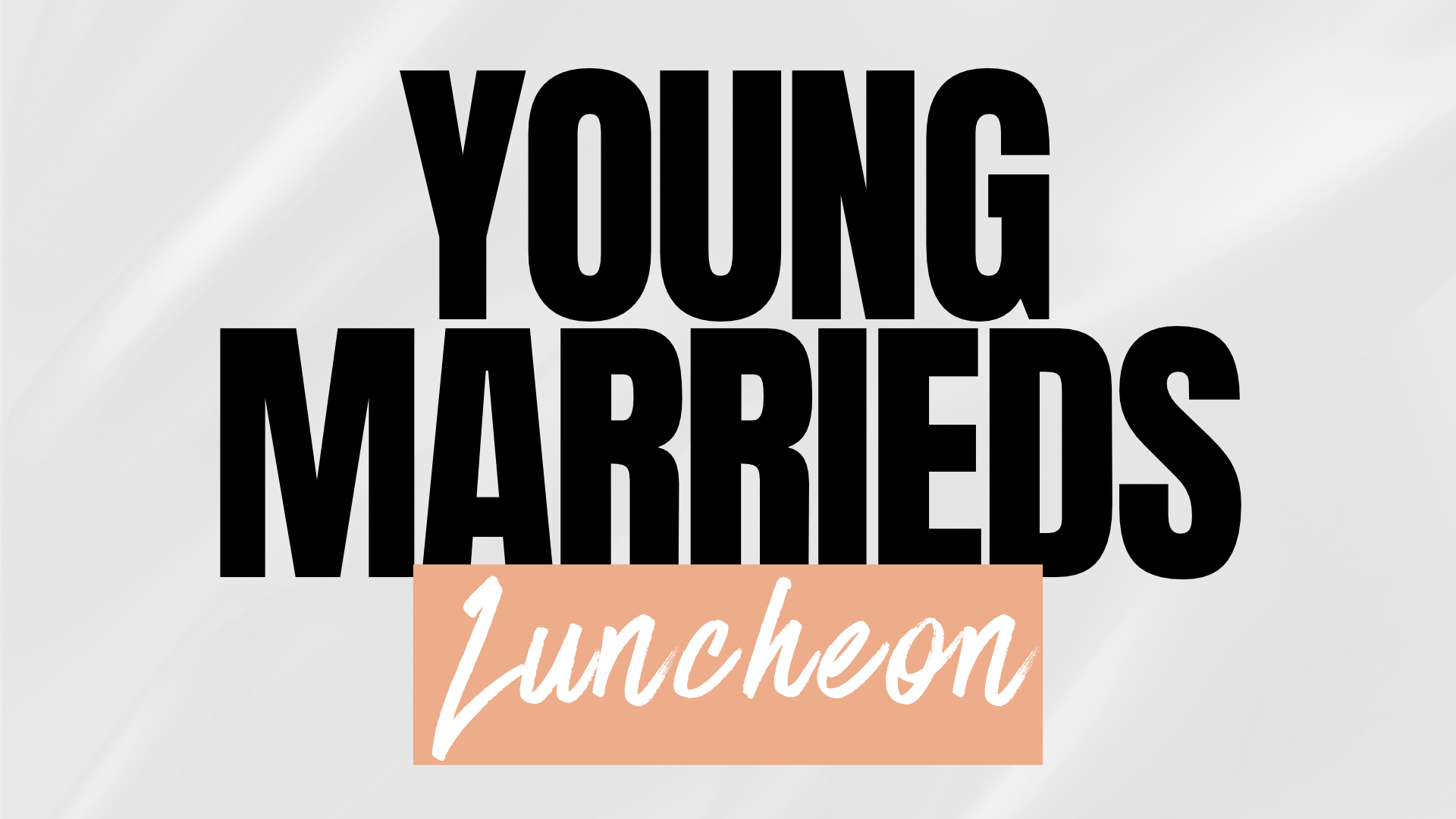 Young Married's Luncheon