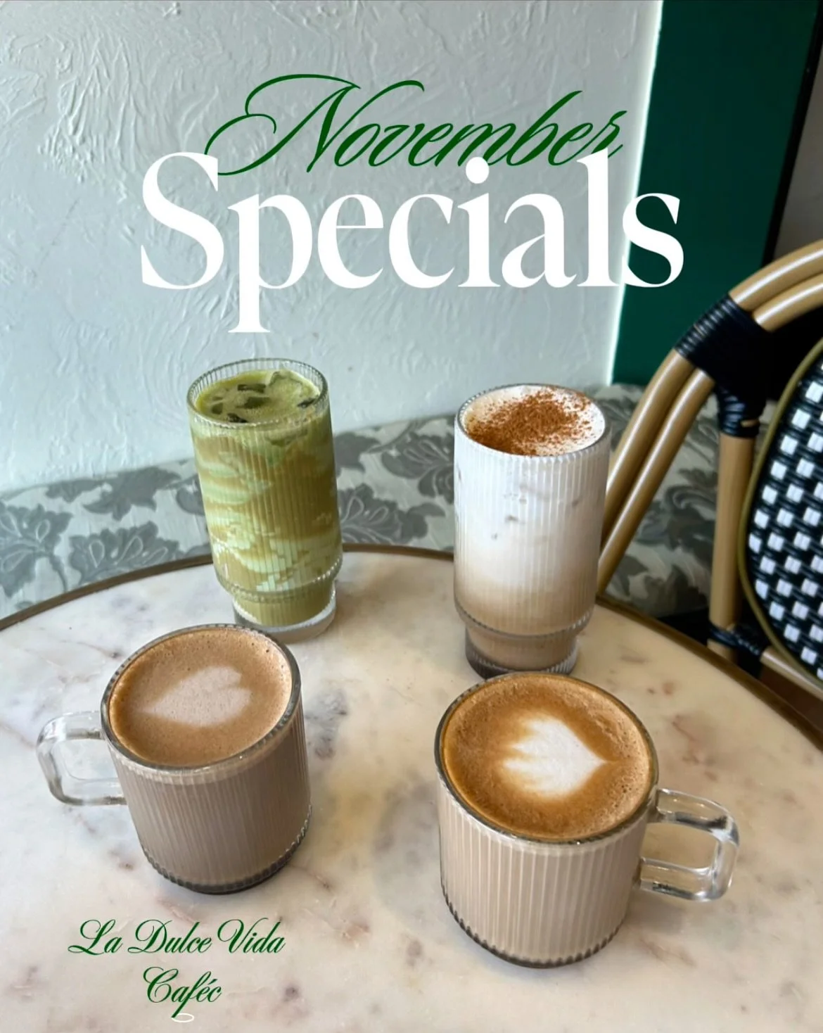 New month, new obsessions! Sweet, nutty, and cozy. November at La Dulce Vida tastes like this. 🤎