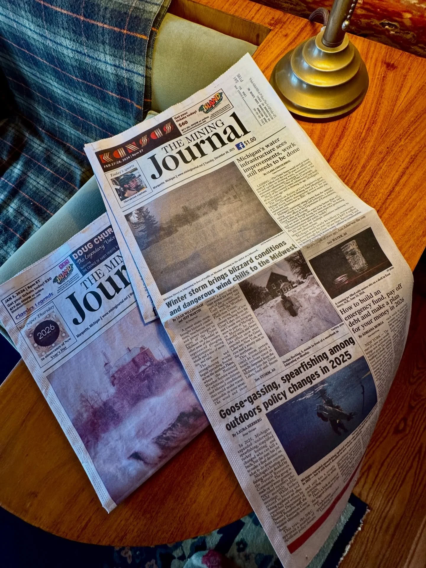 We&rsquo;ve been holding our breath for a long time, but we can&rsquo;t let 2025 slip away without asking: what is going on with our local newspaper?
 The Marquette Mining Journal&rsquo;s coverage of this week&rsquo;s blizzard was not just disappoint