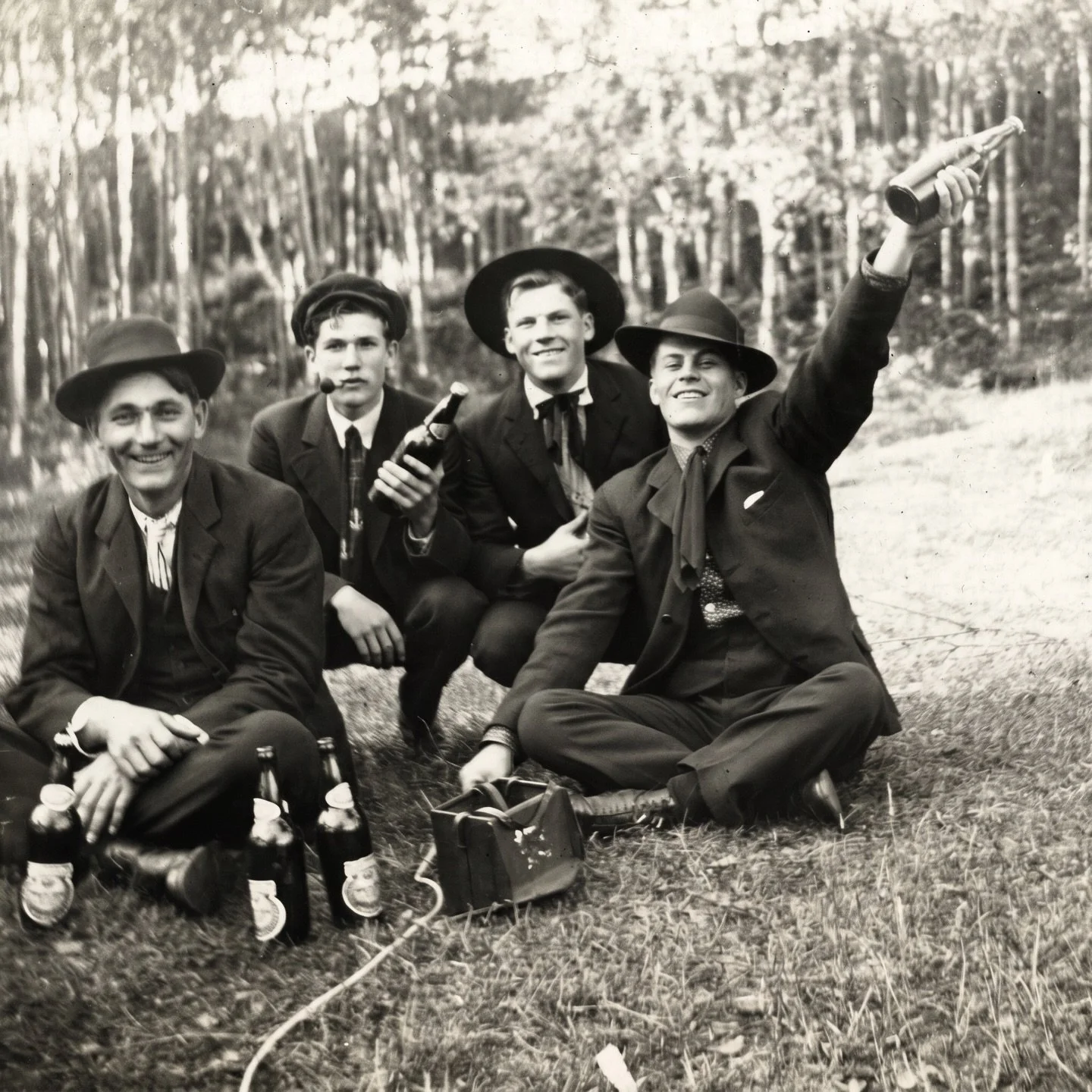 With about 60 bars around Lake Michigamme at the turn of the century, a cold one was never hard to come by.

Here&rsquo;s a great shot of some well-dressed guys knocking back a few along the lake, circa 1910&ndash;1915.

#yooperhistory #lakemichigamm