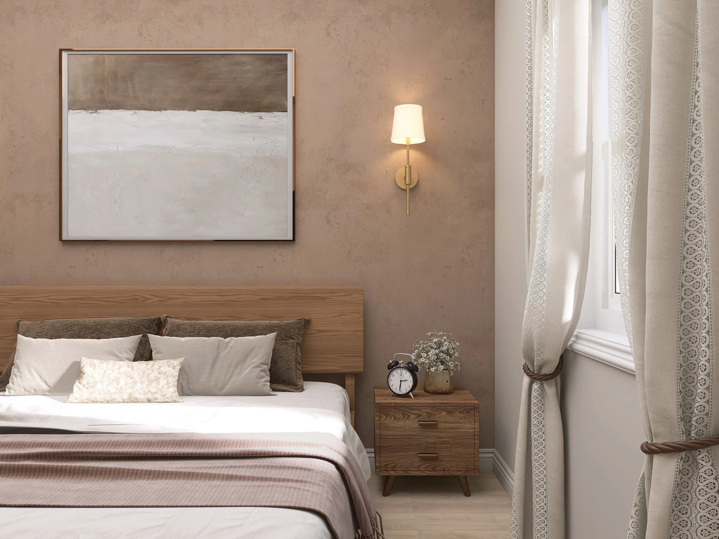 Warm Bedroom Feature Wall.jpeg