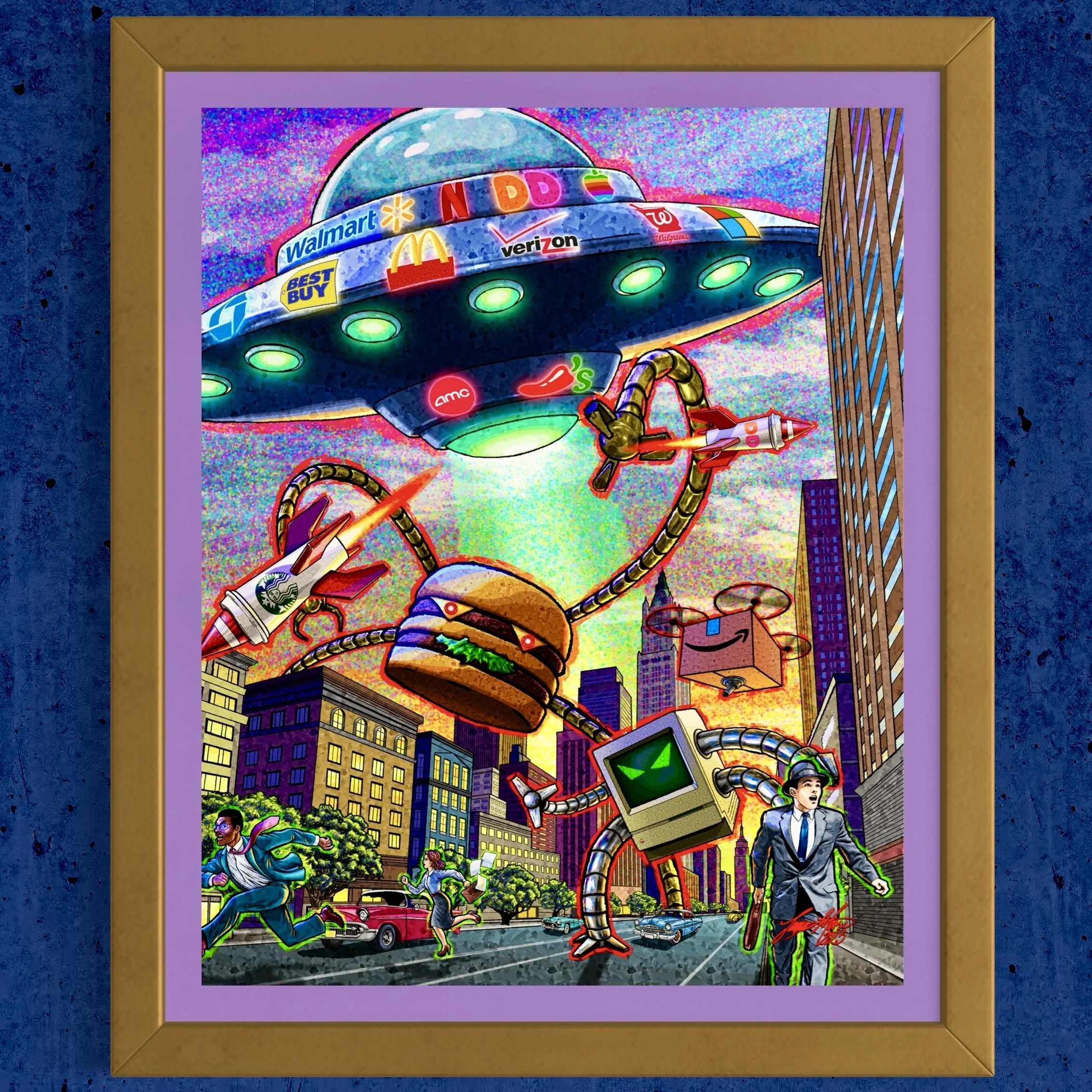 Corporate Takeover (Digital Art Print) 5x4